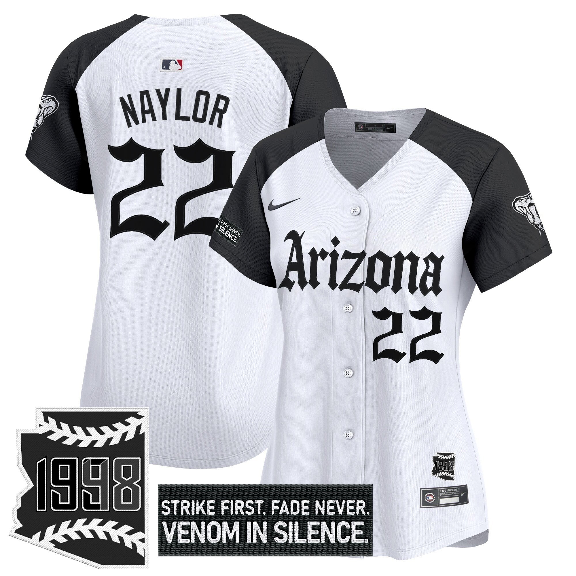 Women’s Arizona ‘Gothic Desert Fang Edition’ Vapor Premier Limited Jersey