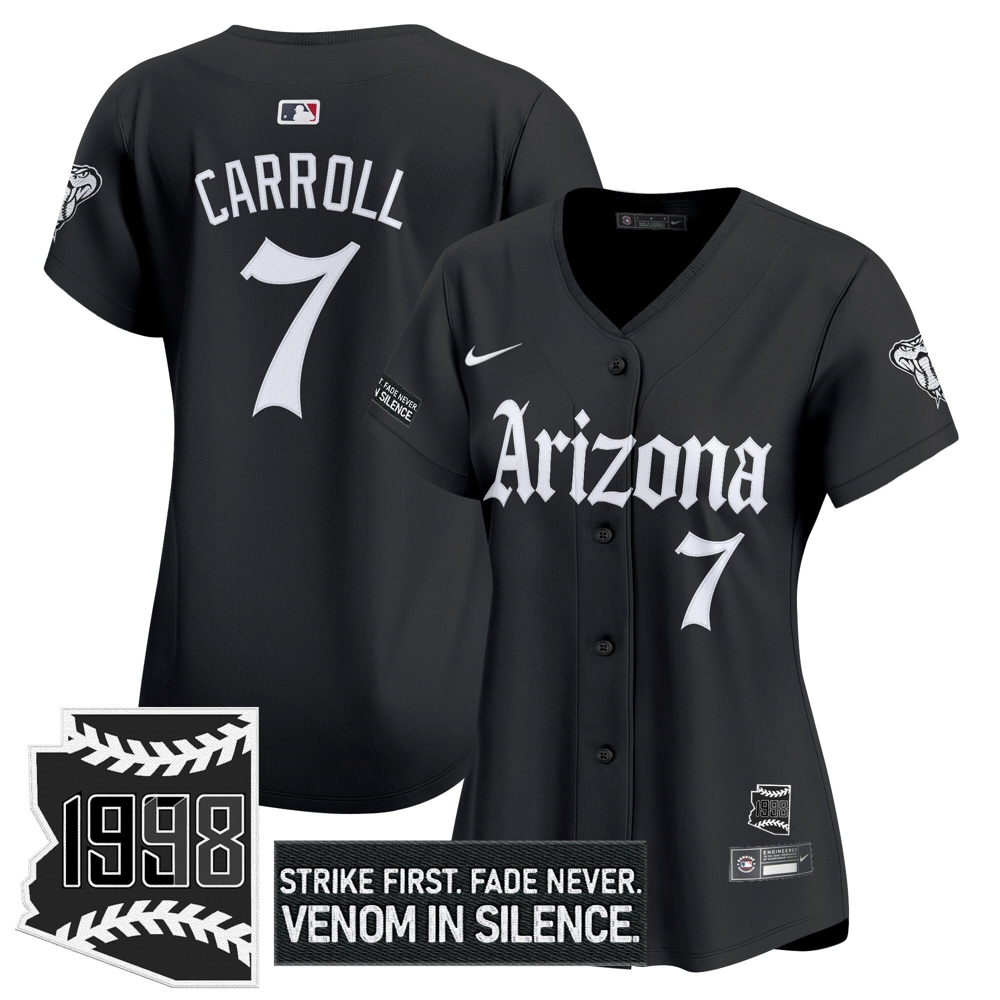 Women’s Arizona ‘Gothic Desert Fang Edition’ Vapor Premier Limited Jersey