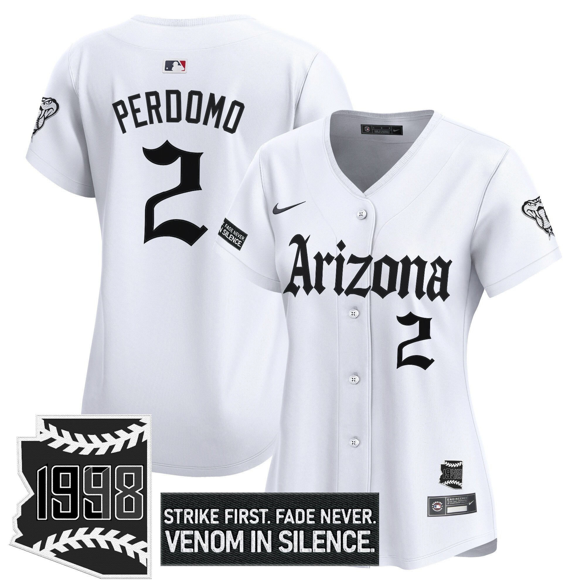 Women’s Arizona ‘Gothic Desert Fang Edition’ Vapor Premier Limited Jersey