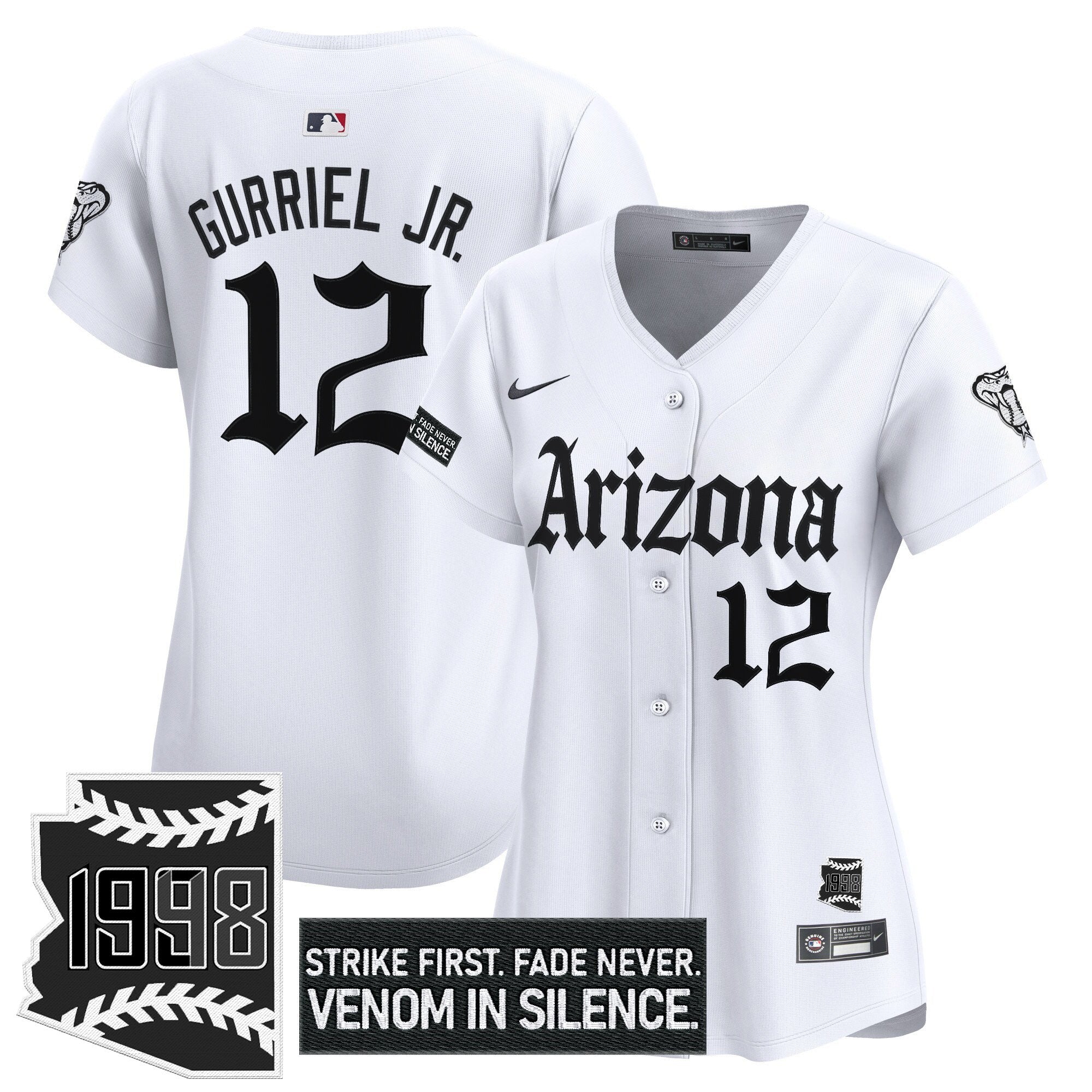 Women’s Arizona ‘Gothic Desert Fang Edition’ Vapor Premier Limited Jersey