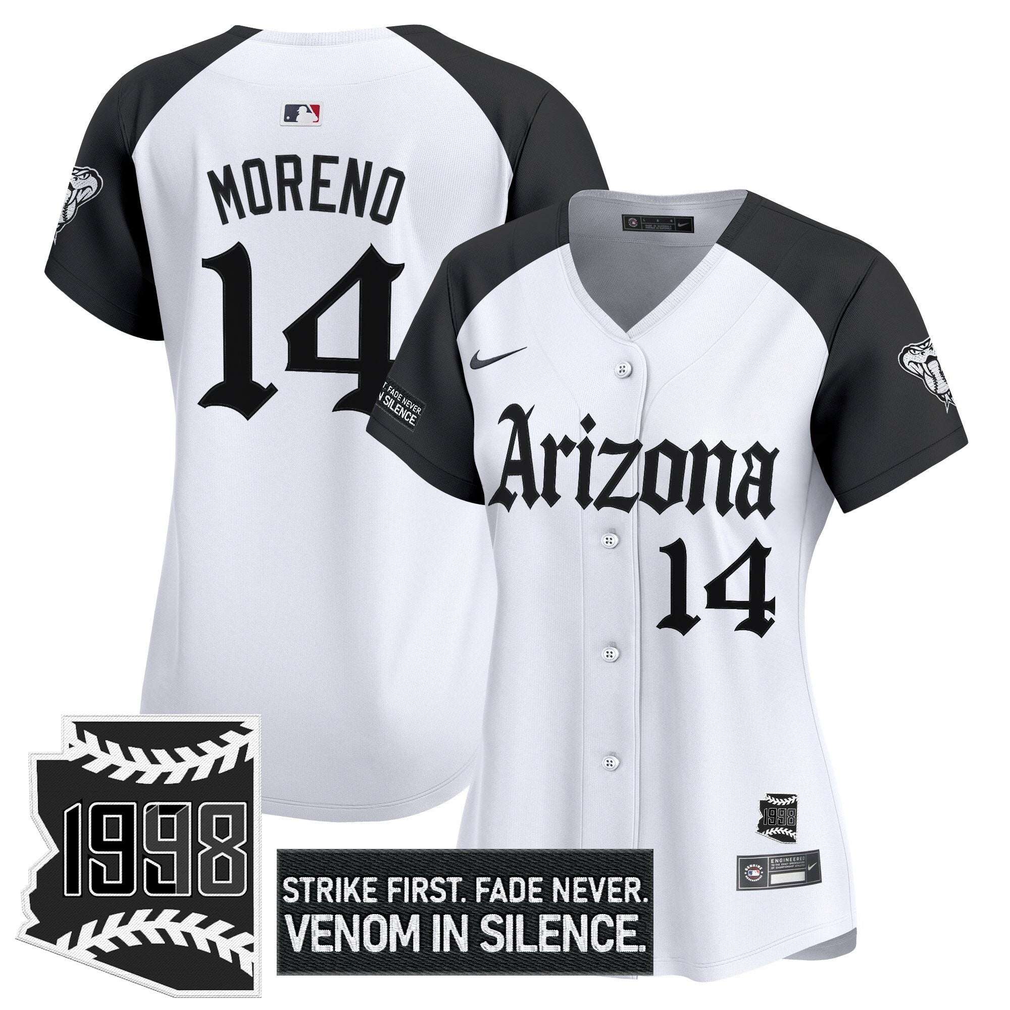 Women’s Arizona ‘Gothic Desert Fang Edition’ Vapor Premier Limited Jersey