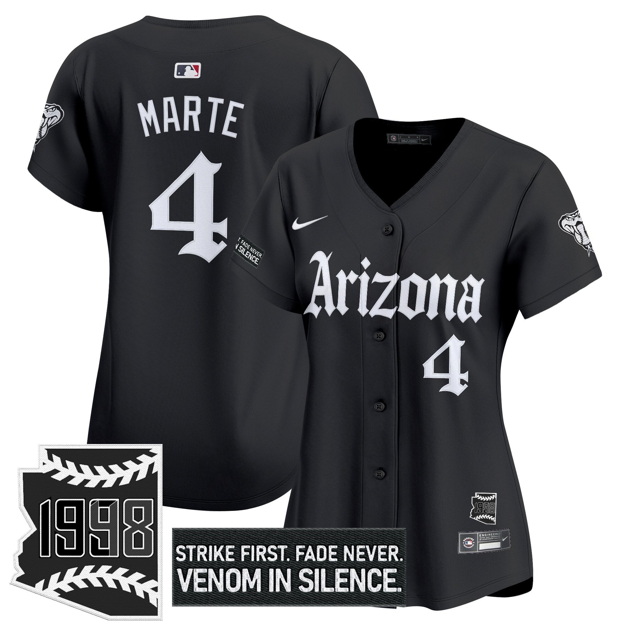 Women’s Arizona ‘Gothic Desert Fang Edition’ Vapor Premier Limited Jersey
