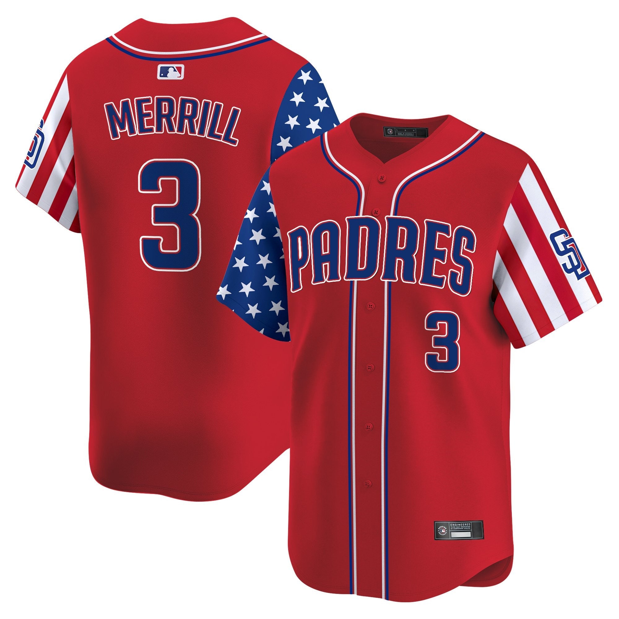 Men’s San Diego 2025 Independence Day Vapor Premier Limited Jersey