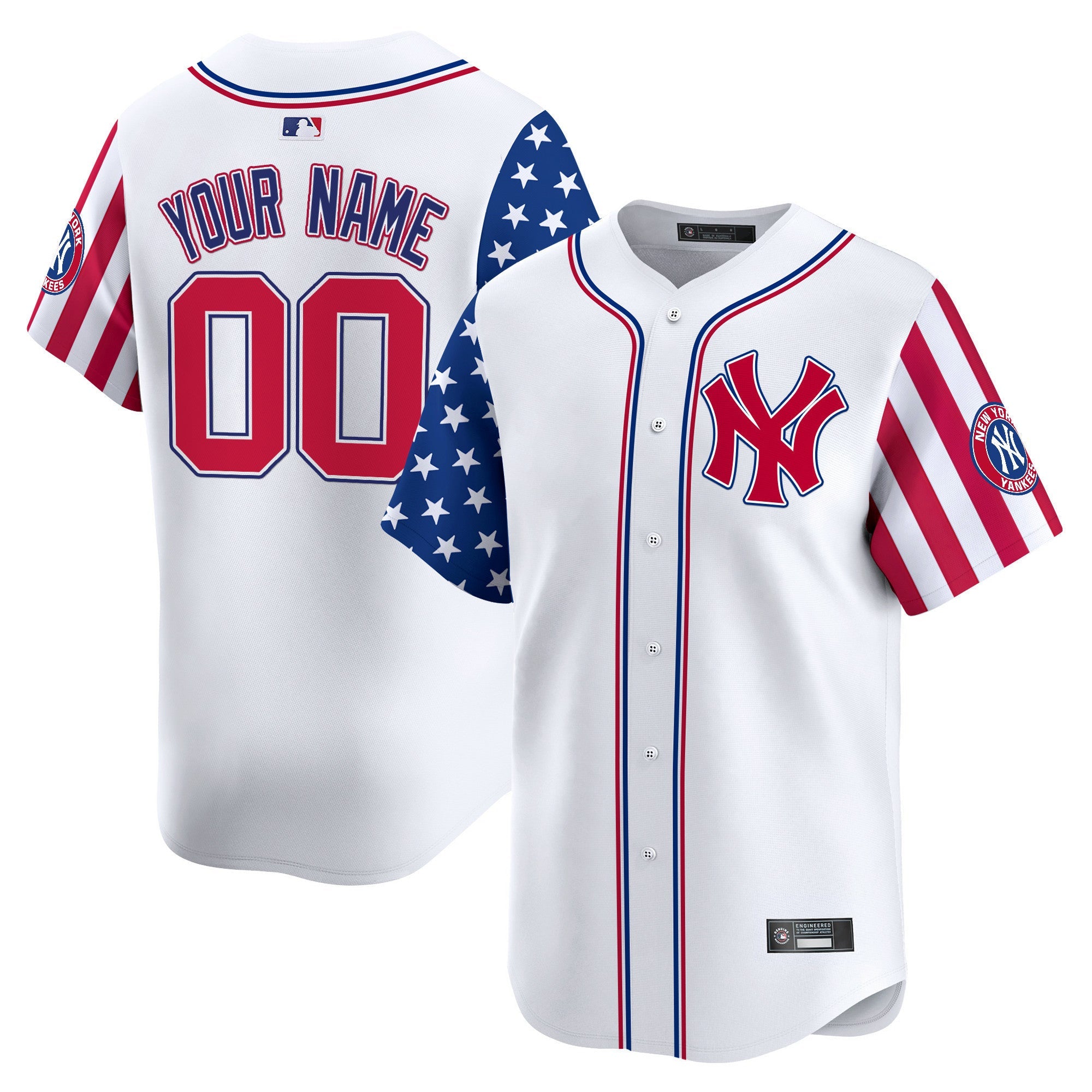 New York 2025 Independence Day Vapor Premier Limited Custom Jersey