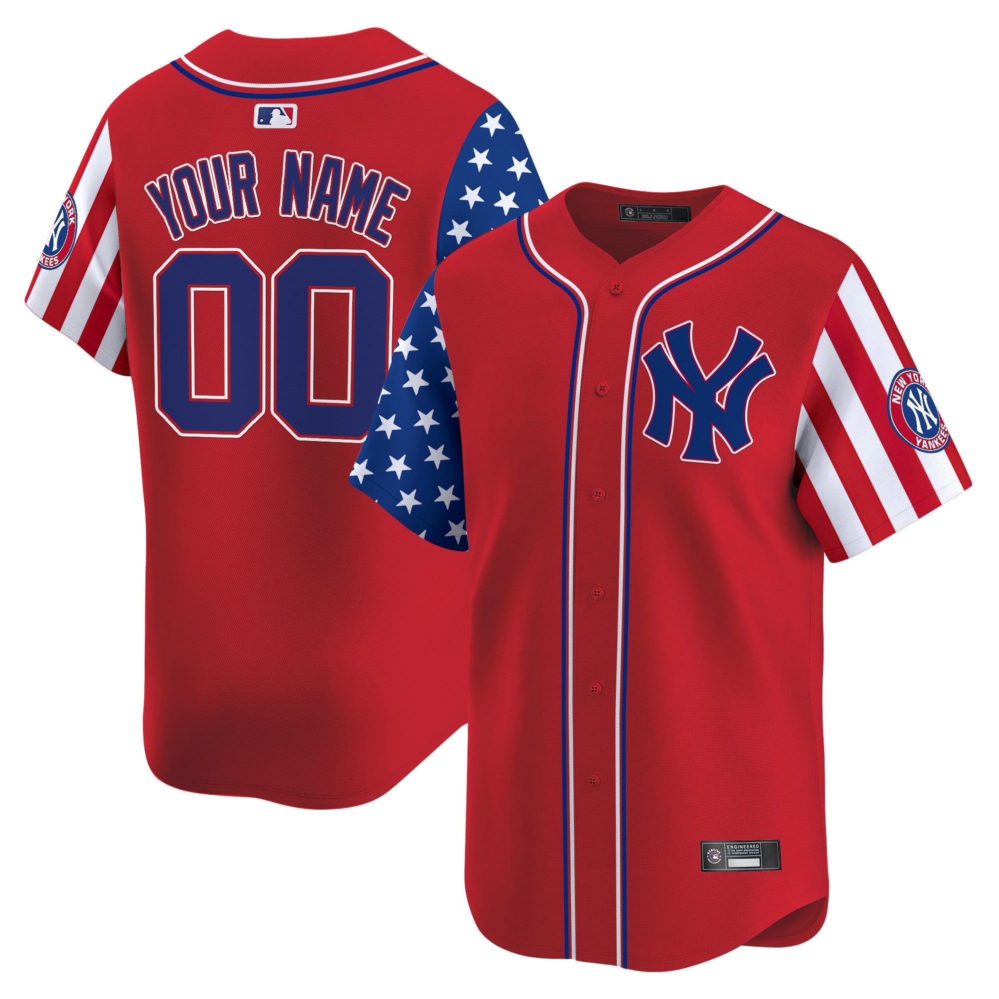 New York 2025 Independence Day Vapor Premier Limited Custom Jersey