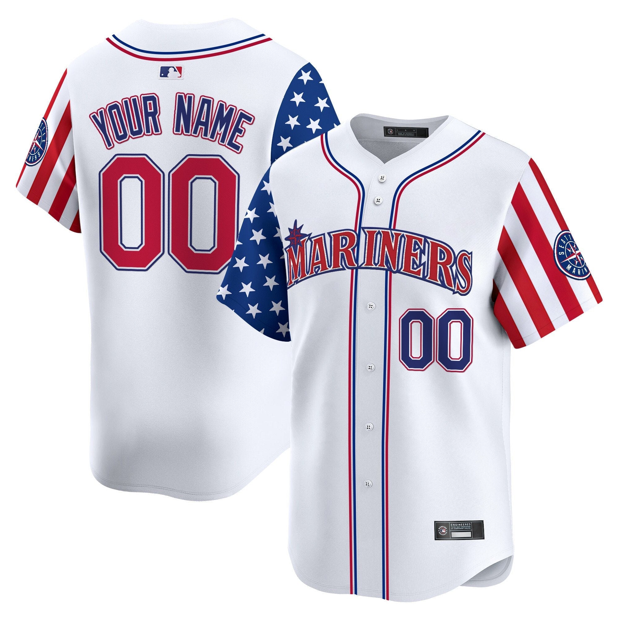 Seattle 2025 Independence Day Vapor Premier Limited Custom Jersey