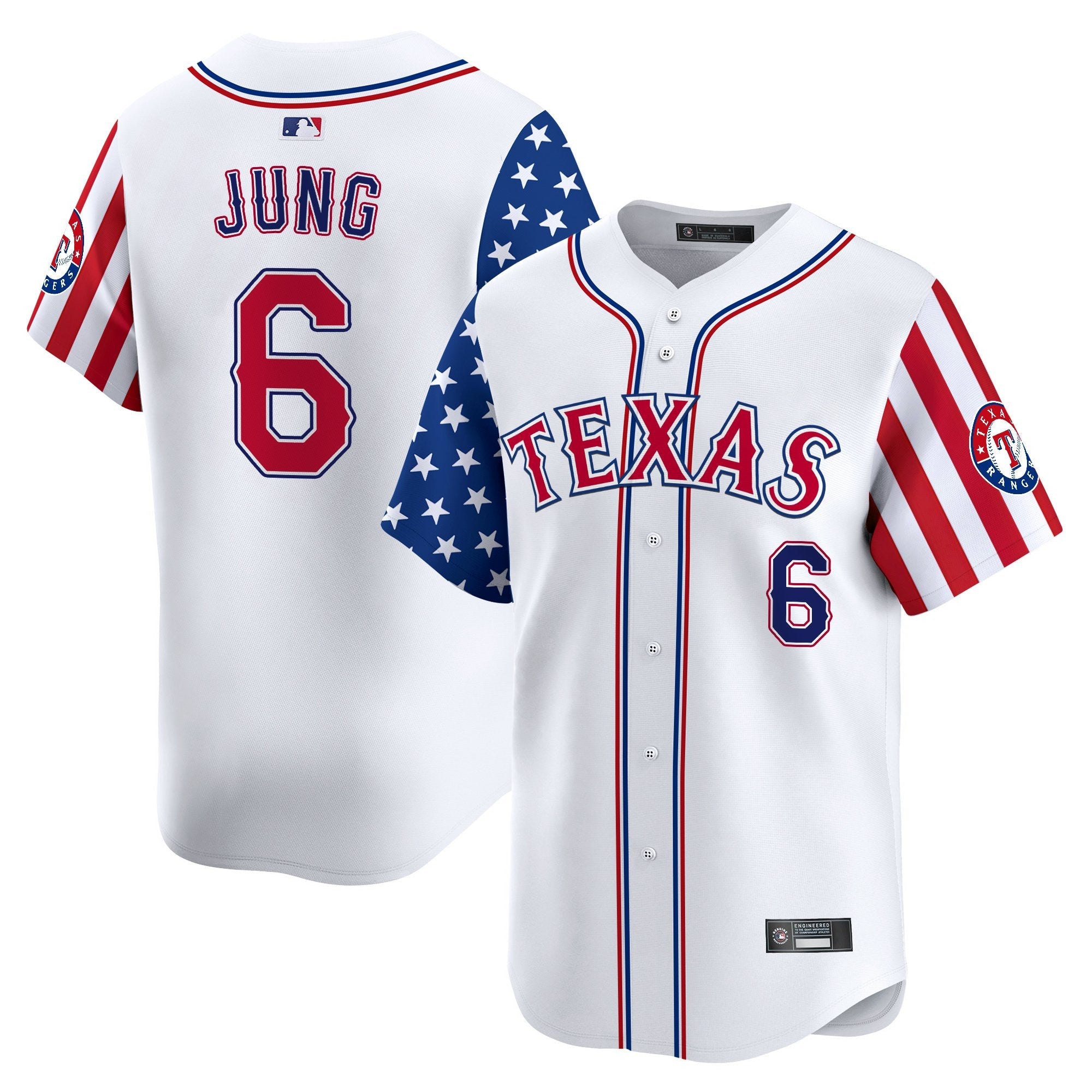 Men’s Texas 2025 Independence Day Vapor Premier Limited Jersey