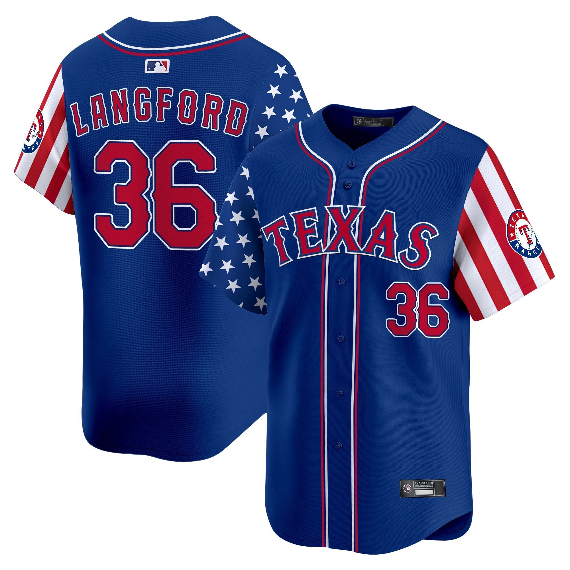 Men’s Texas 2025 Independence Day Vapor Premier Limited Jersey