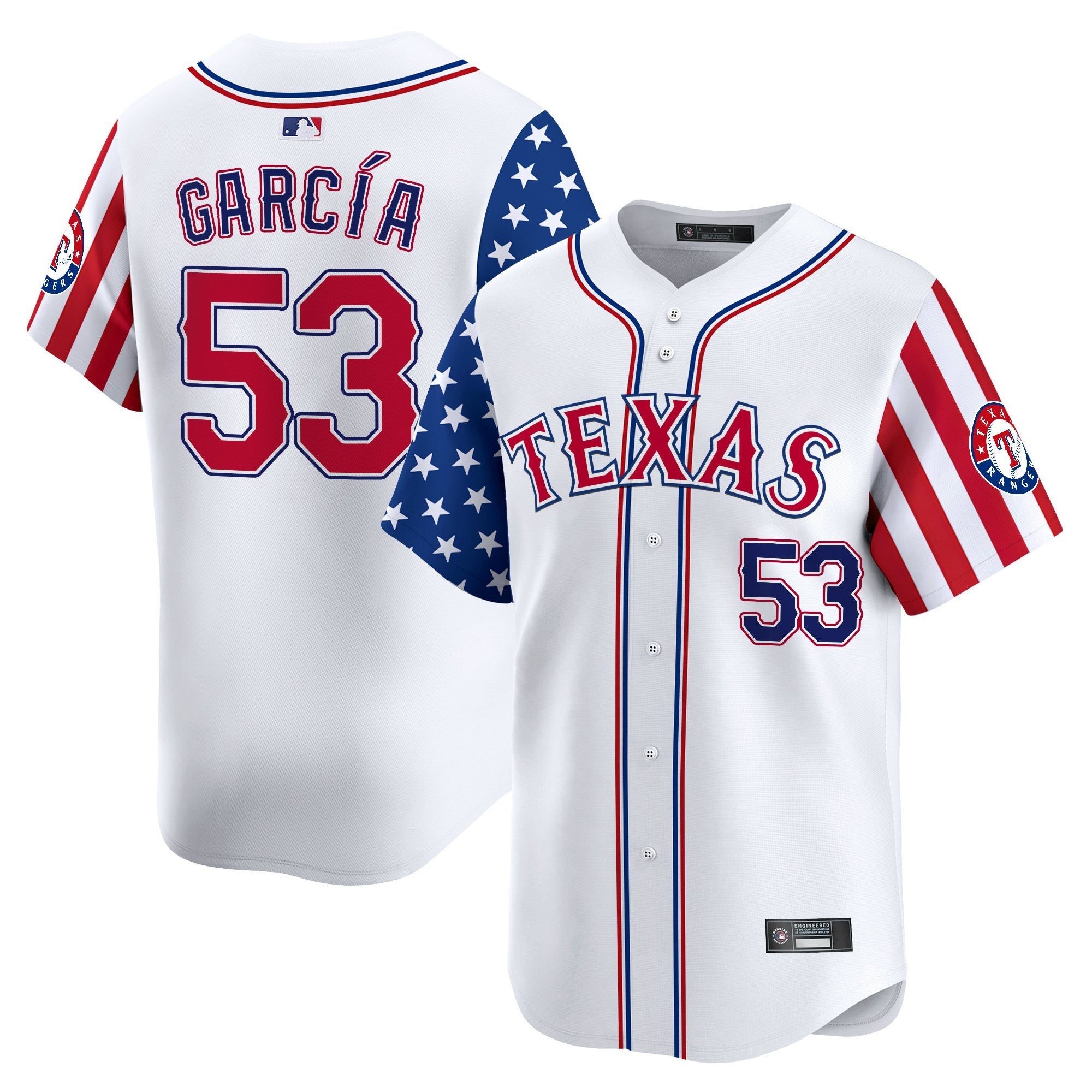Men’s Texas 2025 Independence Day Vapor Premier Limited Jersey
