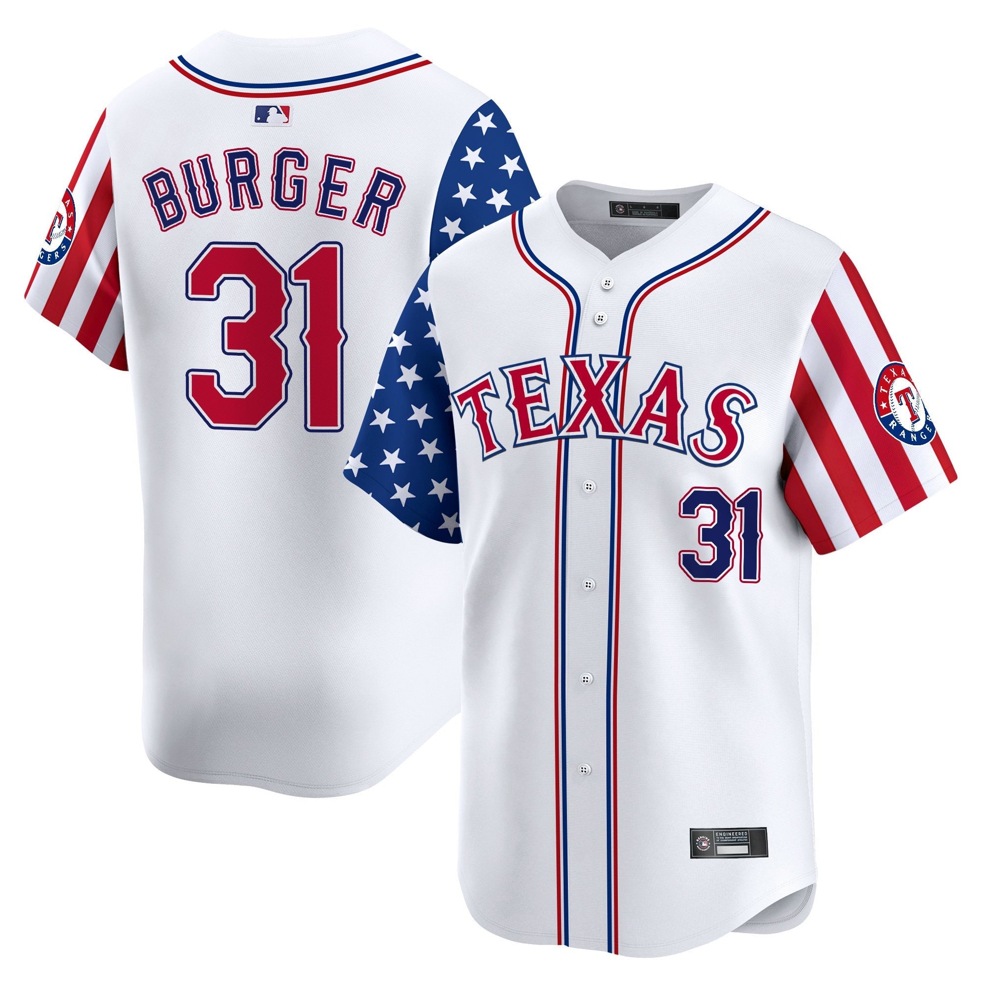 Men’s Texas 2025 Independence Day Vapor Premier Limited Jersey
