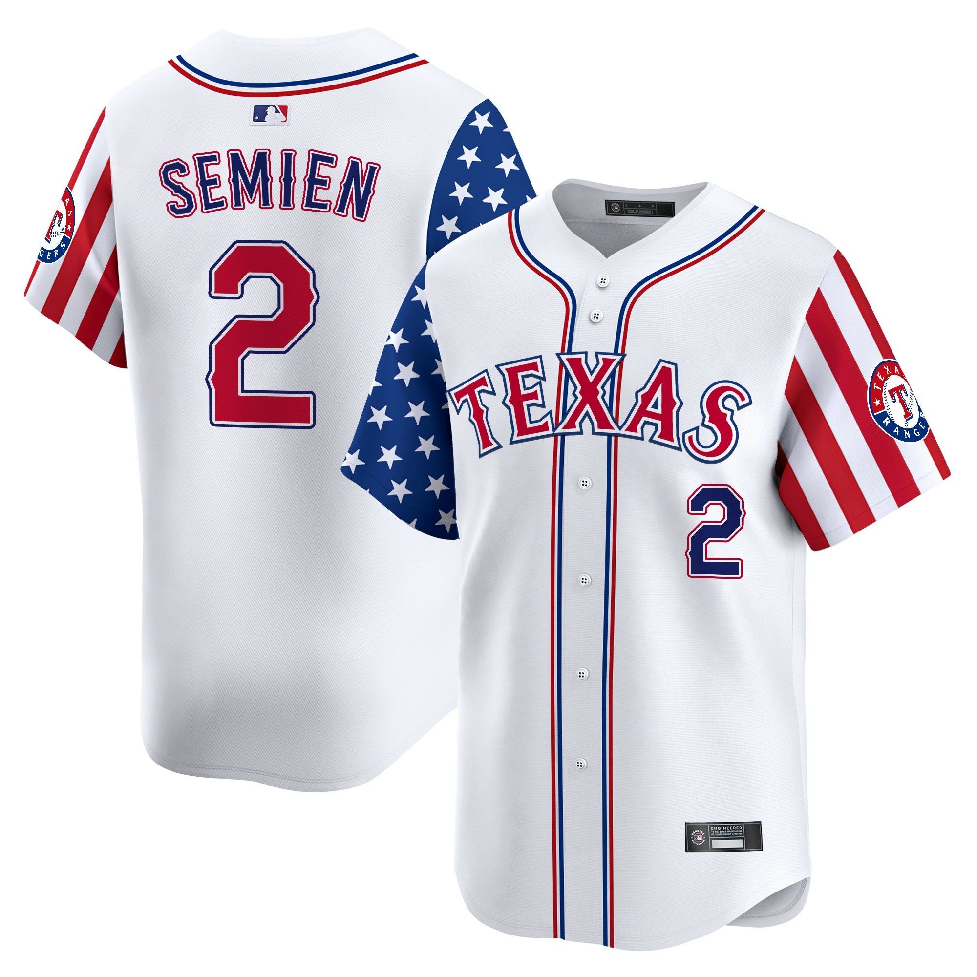 Men’s Texas 2025 Independence Day Vapor Premier Limited Jersey