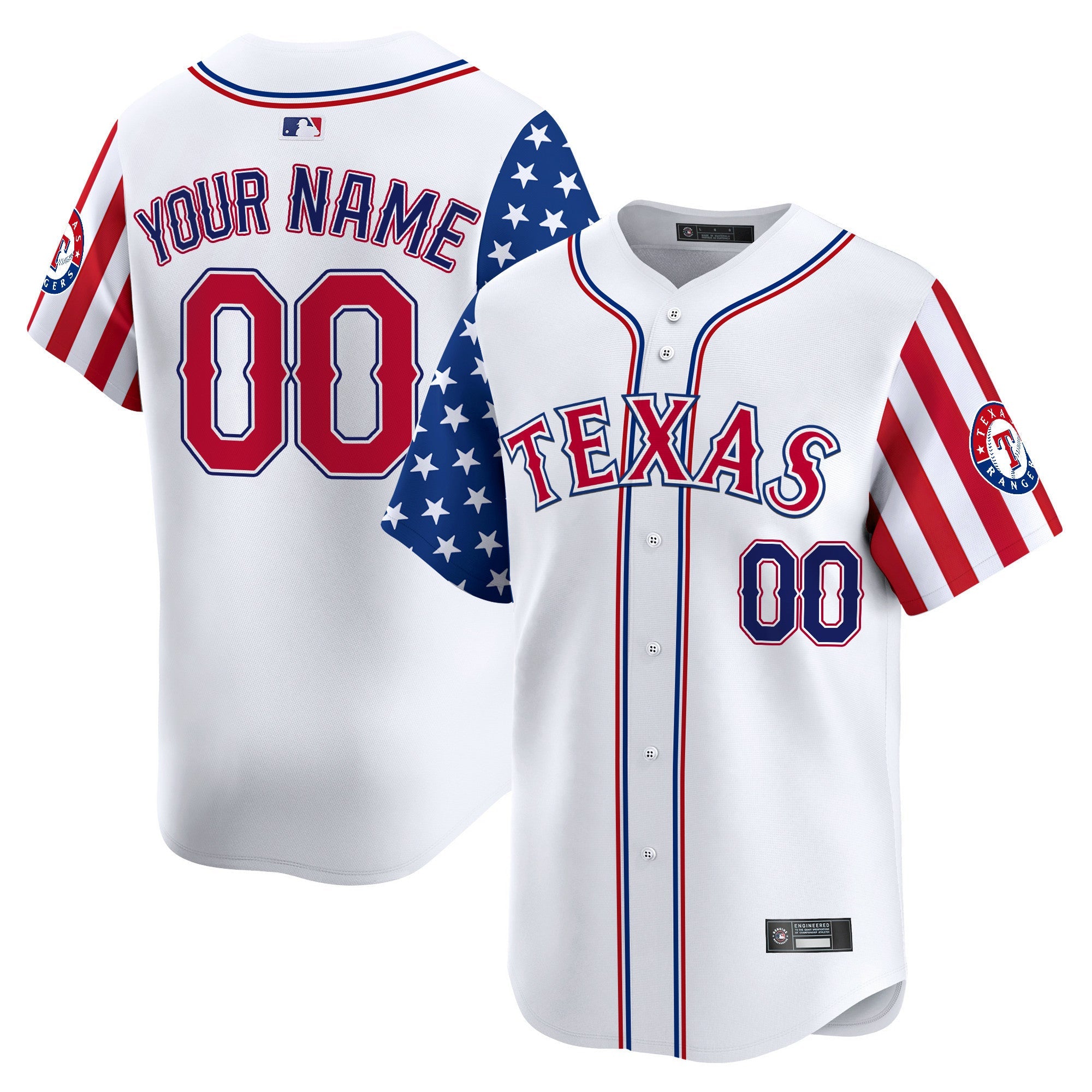 Texas 2025 Independence Day Vapor Premier Limited Custom Jersey