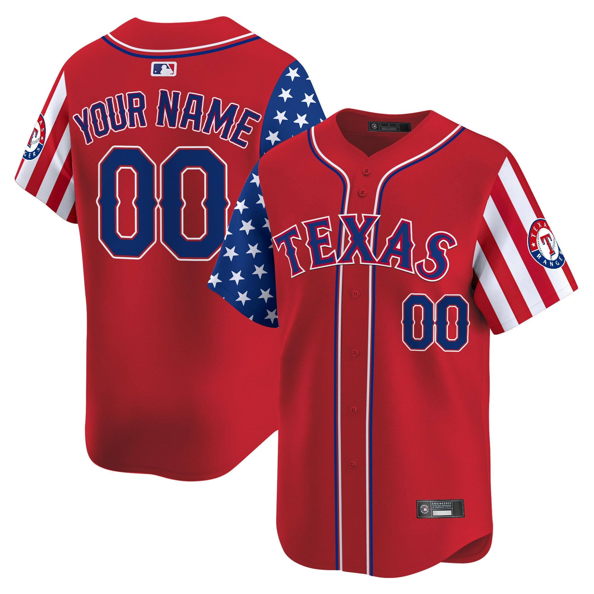 Texas 2025 Independence Day Vapor Premier Limited Custom Jersey