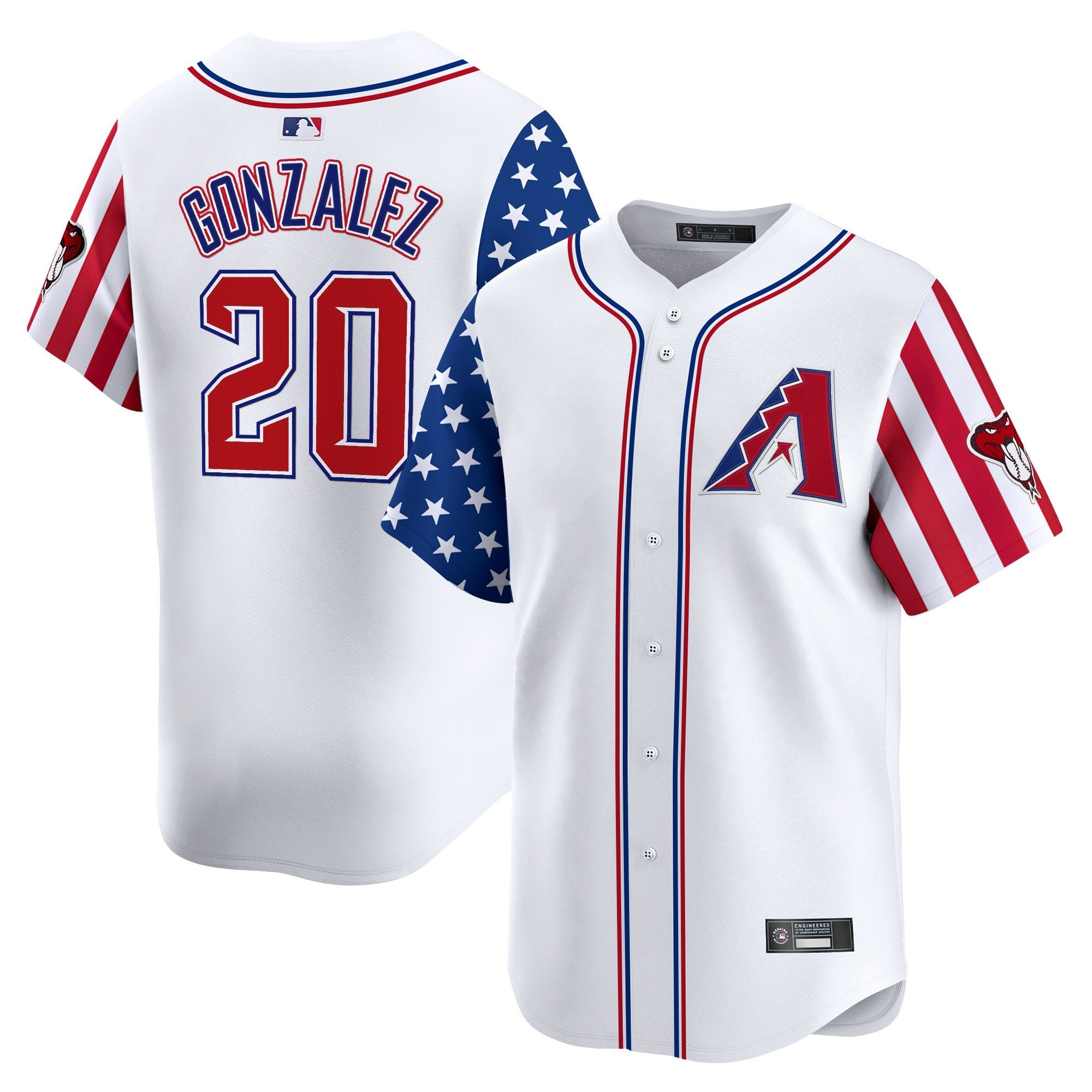 Men’s Arizona 2025 Independence Day Vapor Premier Limited Jersey