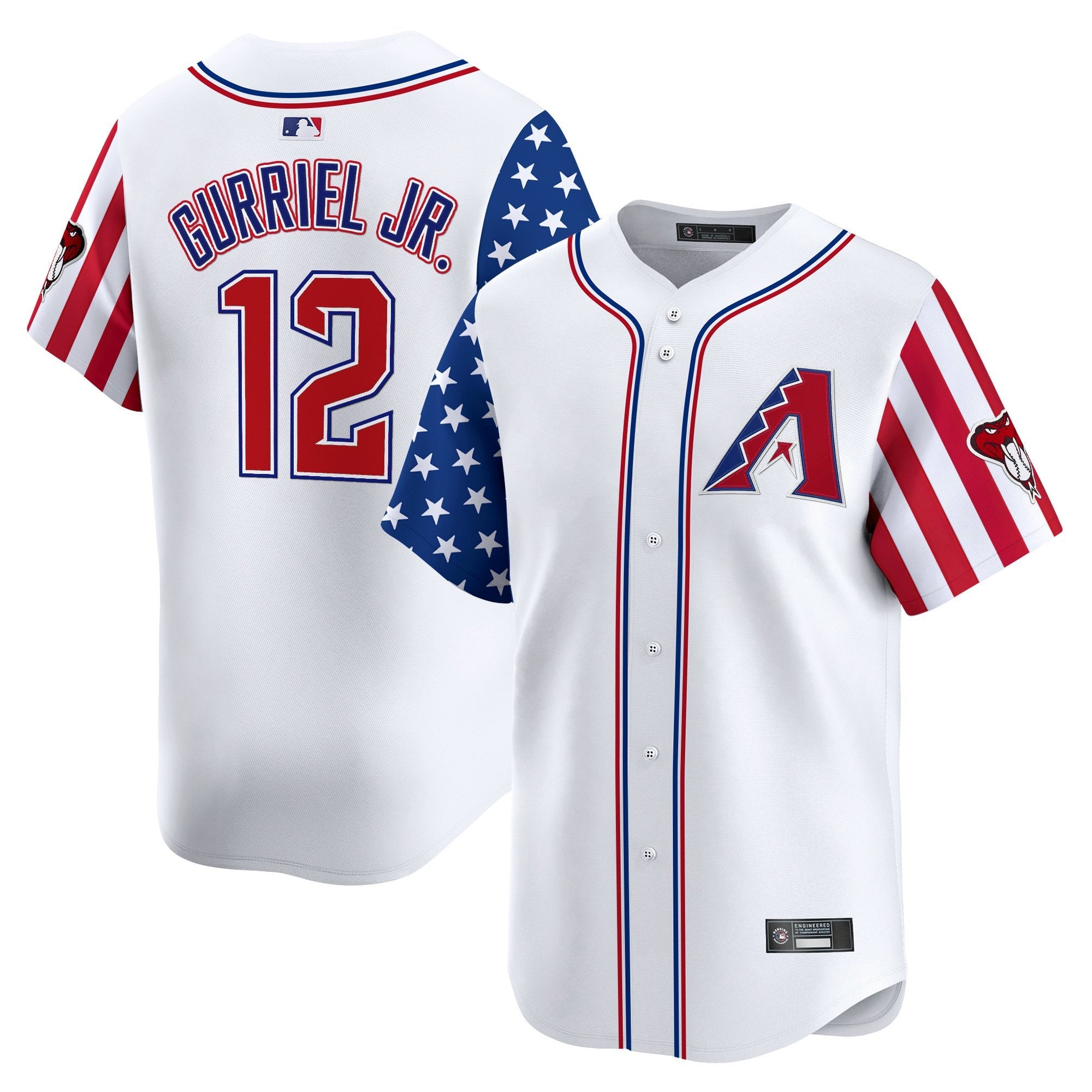 Men’s Arizona 2025 Independence Day Vapor Premier Limited Jersey