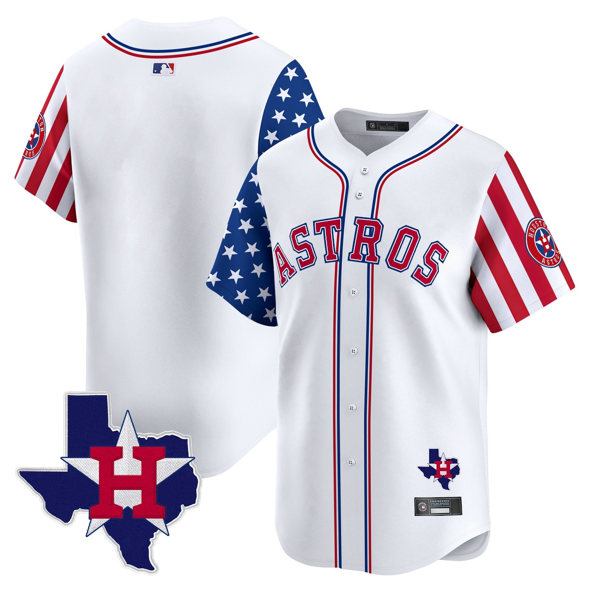 Men’s Houston 2025 Independence Day Vapor Premier Limited Jersey