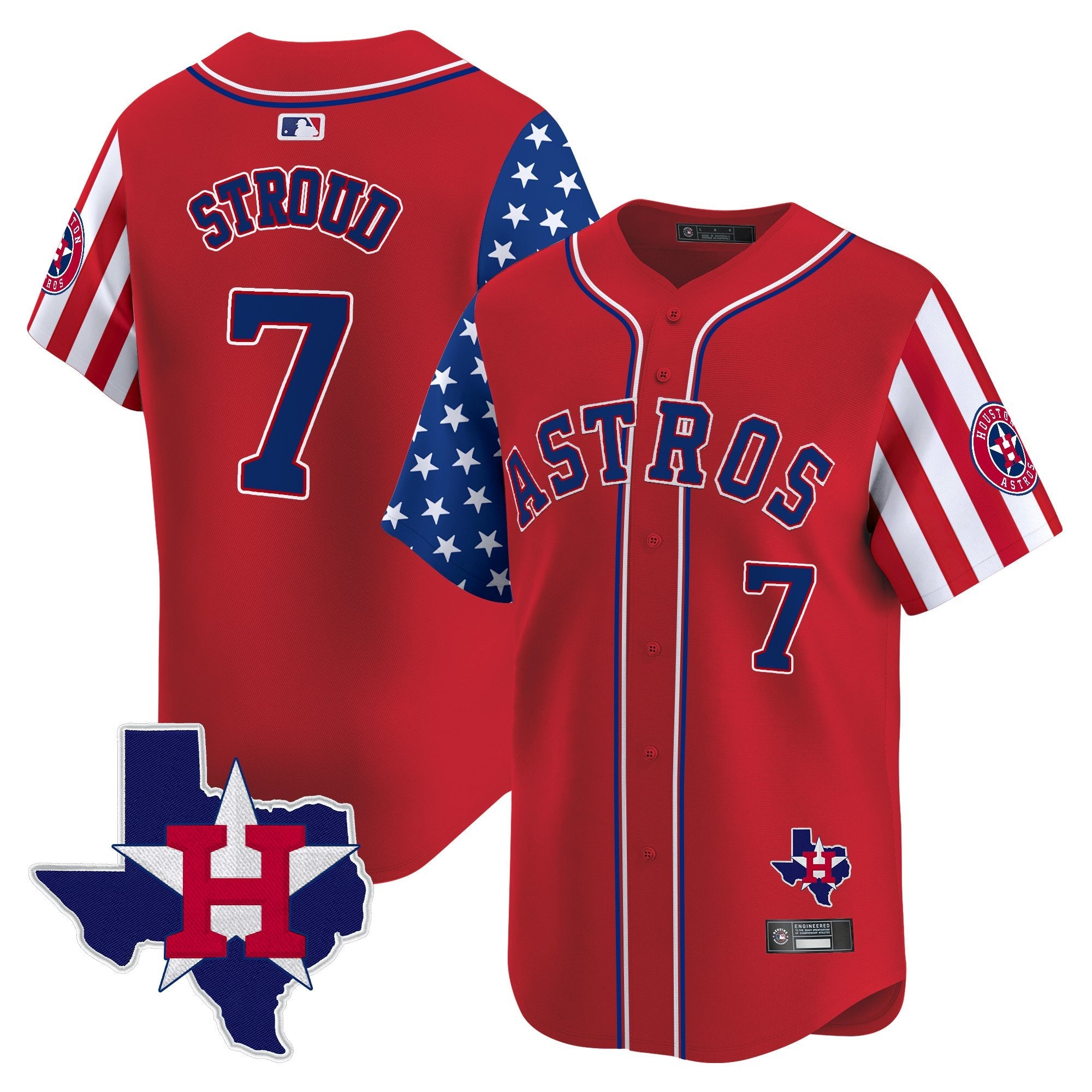 Men’s Houston 2025 Independence Day Vapor Premier Limited Jersey