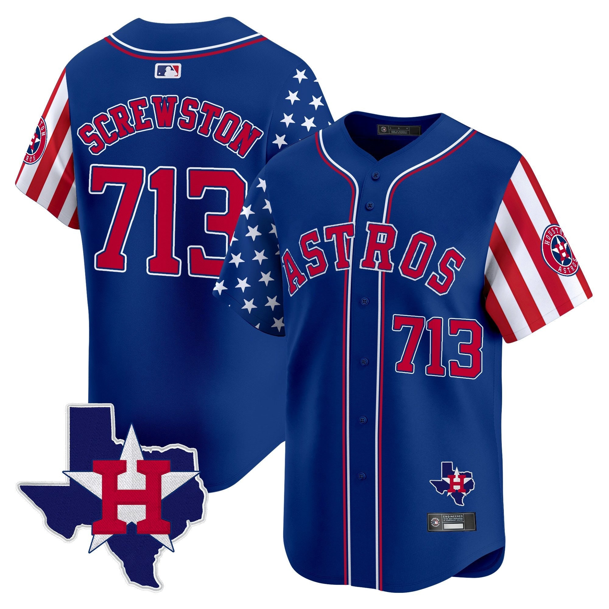Men’s Houston 2025 Independence Day Vapor Premier Limited Jersey