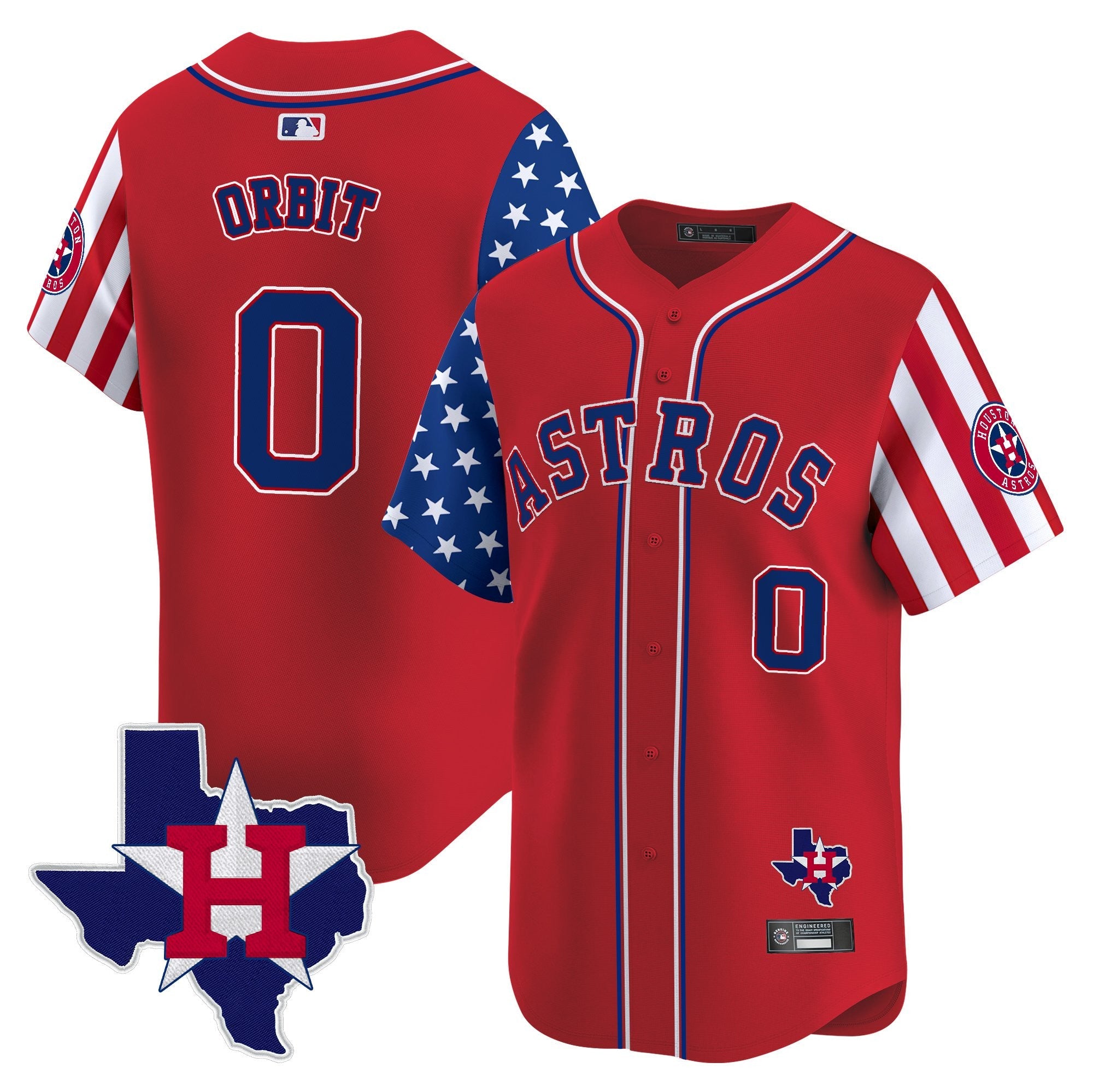 Men’s Houston 2025 Independence Day Vapor Premier Limited Jersey