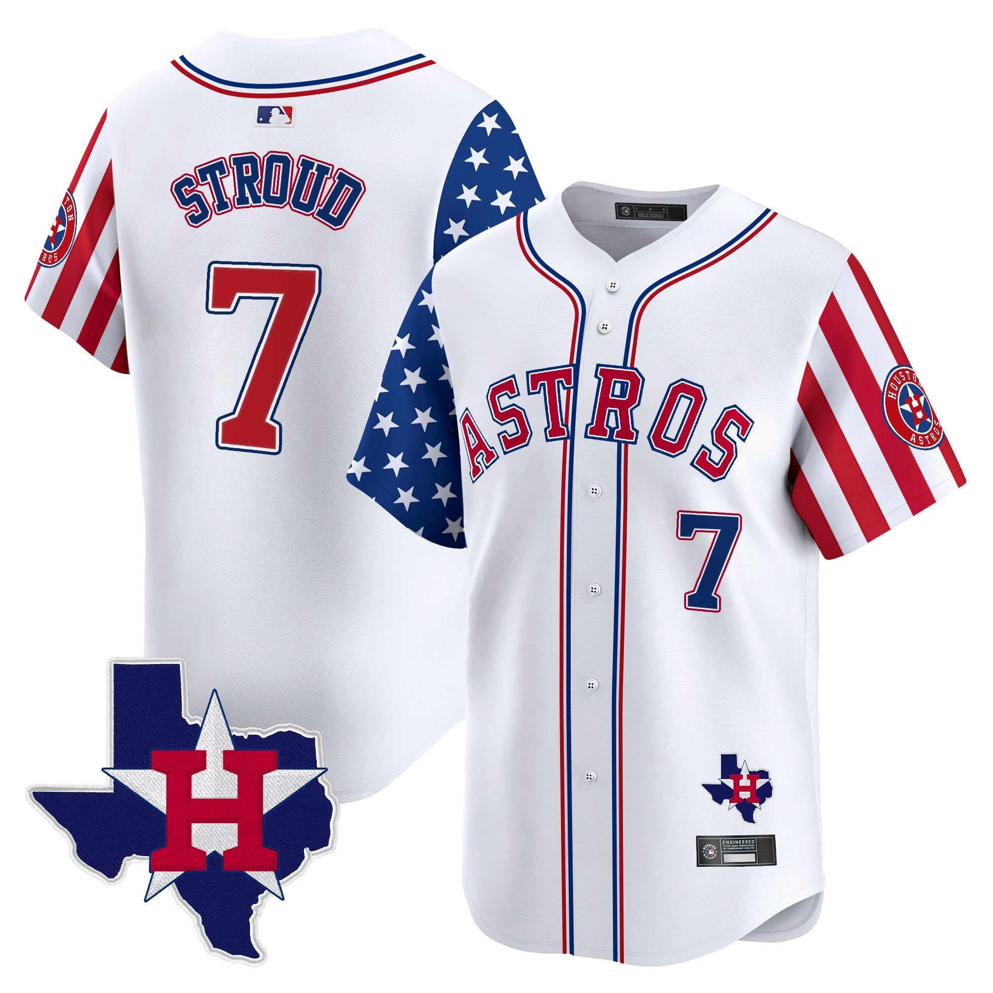 Men’s Houston 2025 Independence Day Vapor Premier Limited Jersey