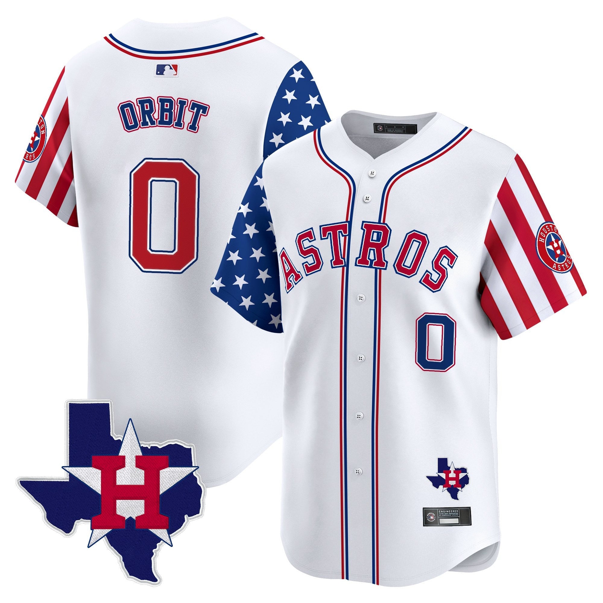 Men’s Houston 2025 Independence Day Vapor Premier Limited Jersey