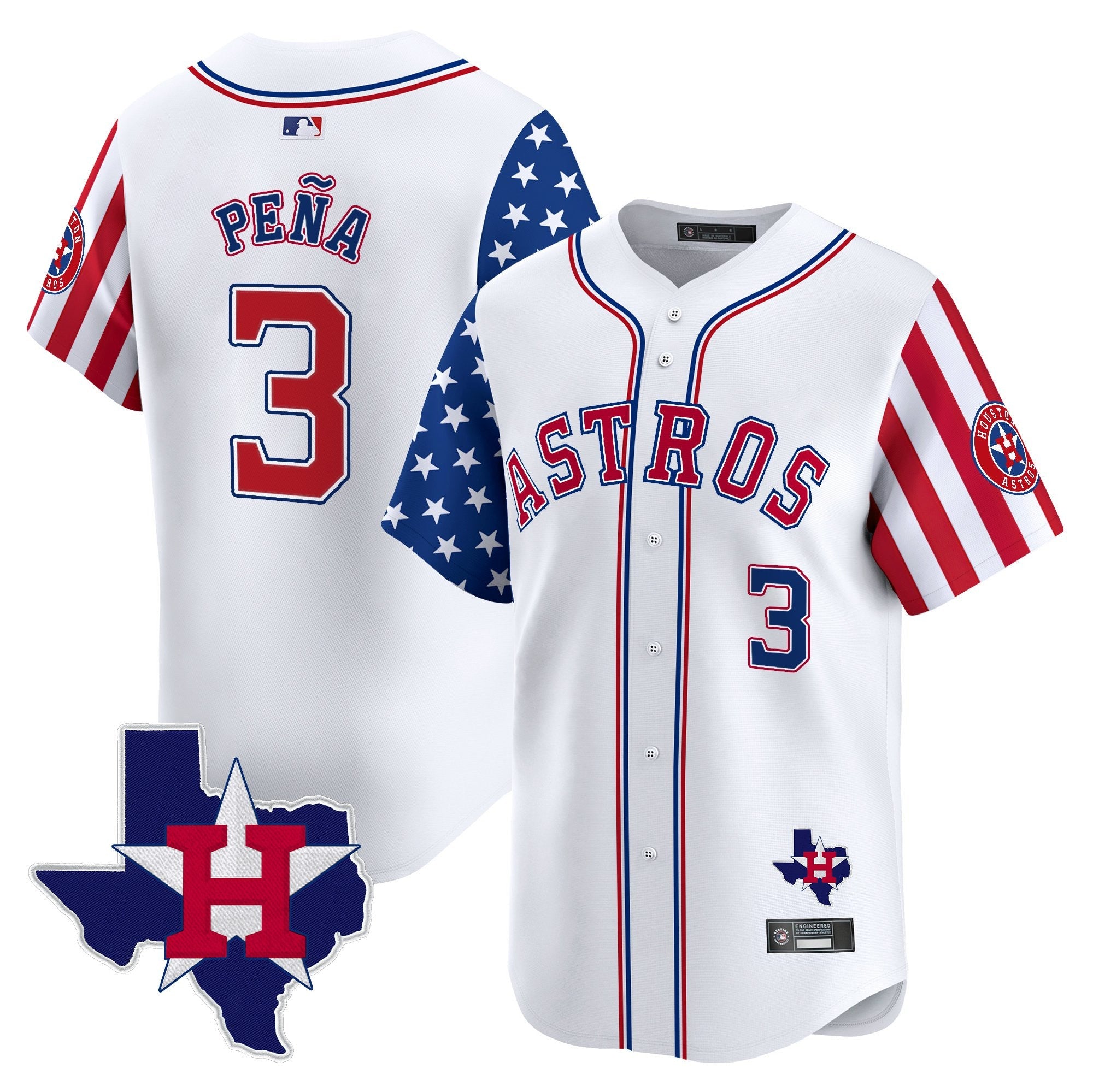 Men’s Houston 2025 Independence Day Vapor Premier Limited Jersey