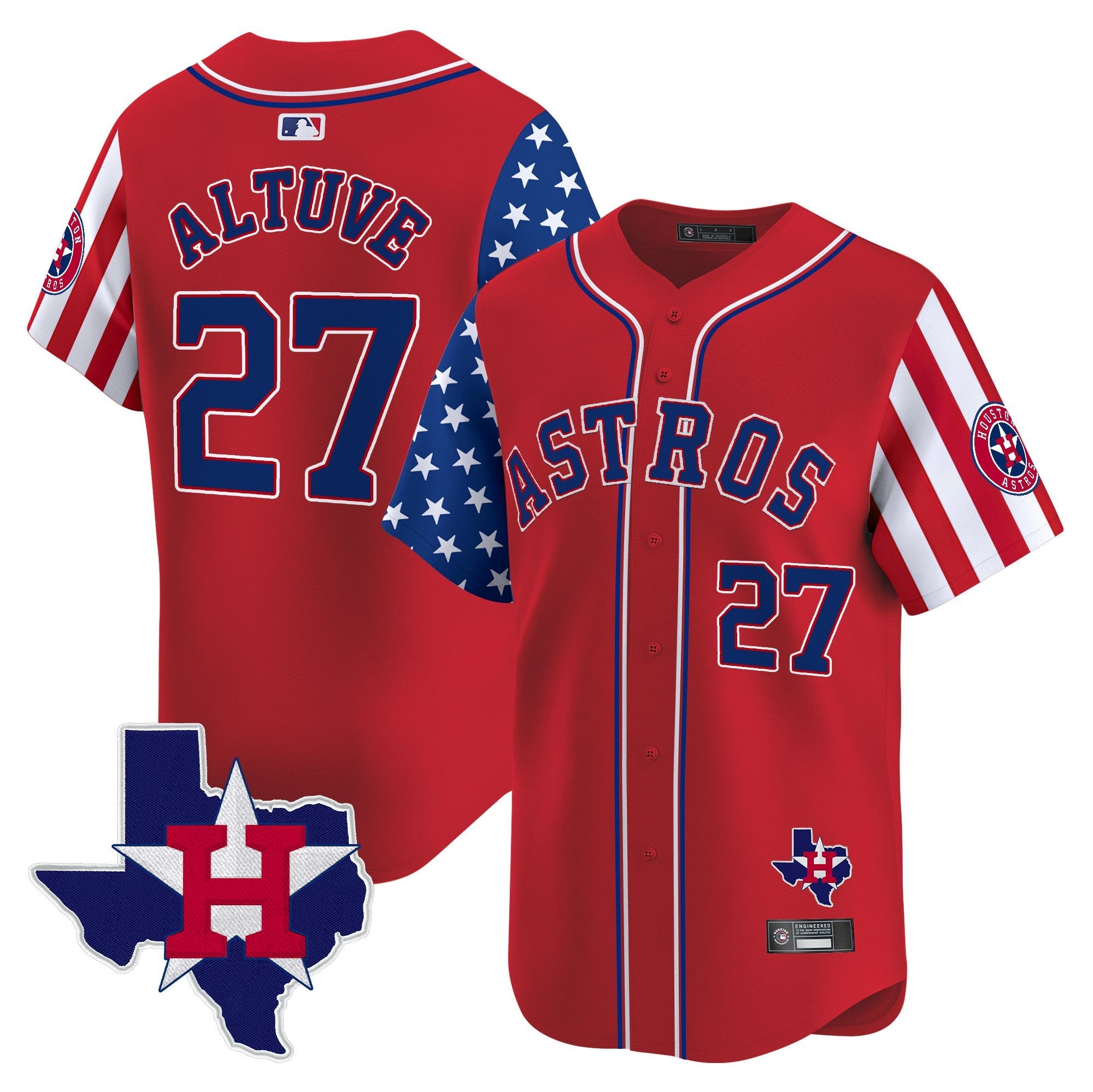 Men’s Houston 2025 Independence Day Vapor Premier Limited Jersey