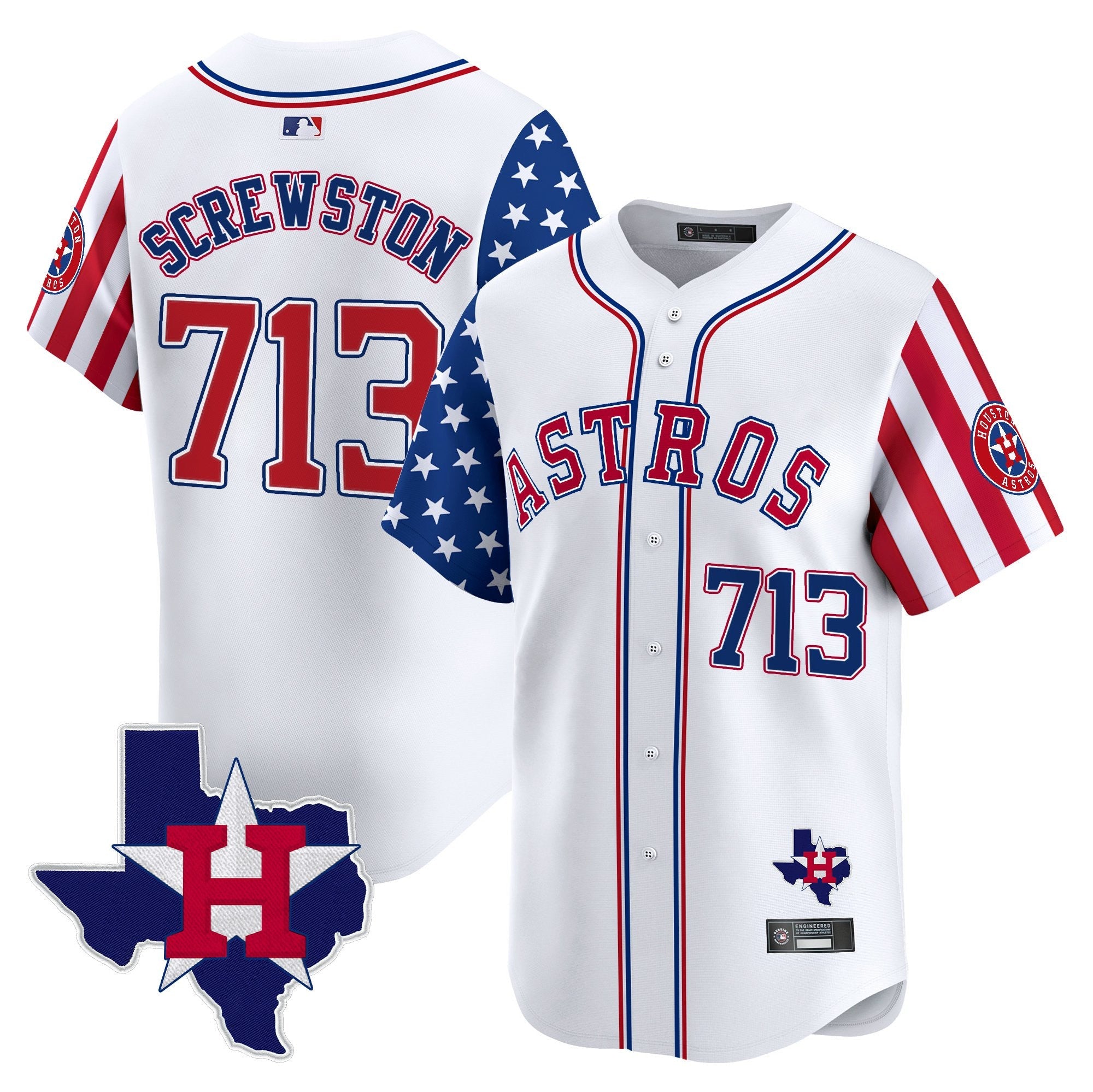 Men’s Houston 2025 Independence Day Vapor Premier Limited Jersey