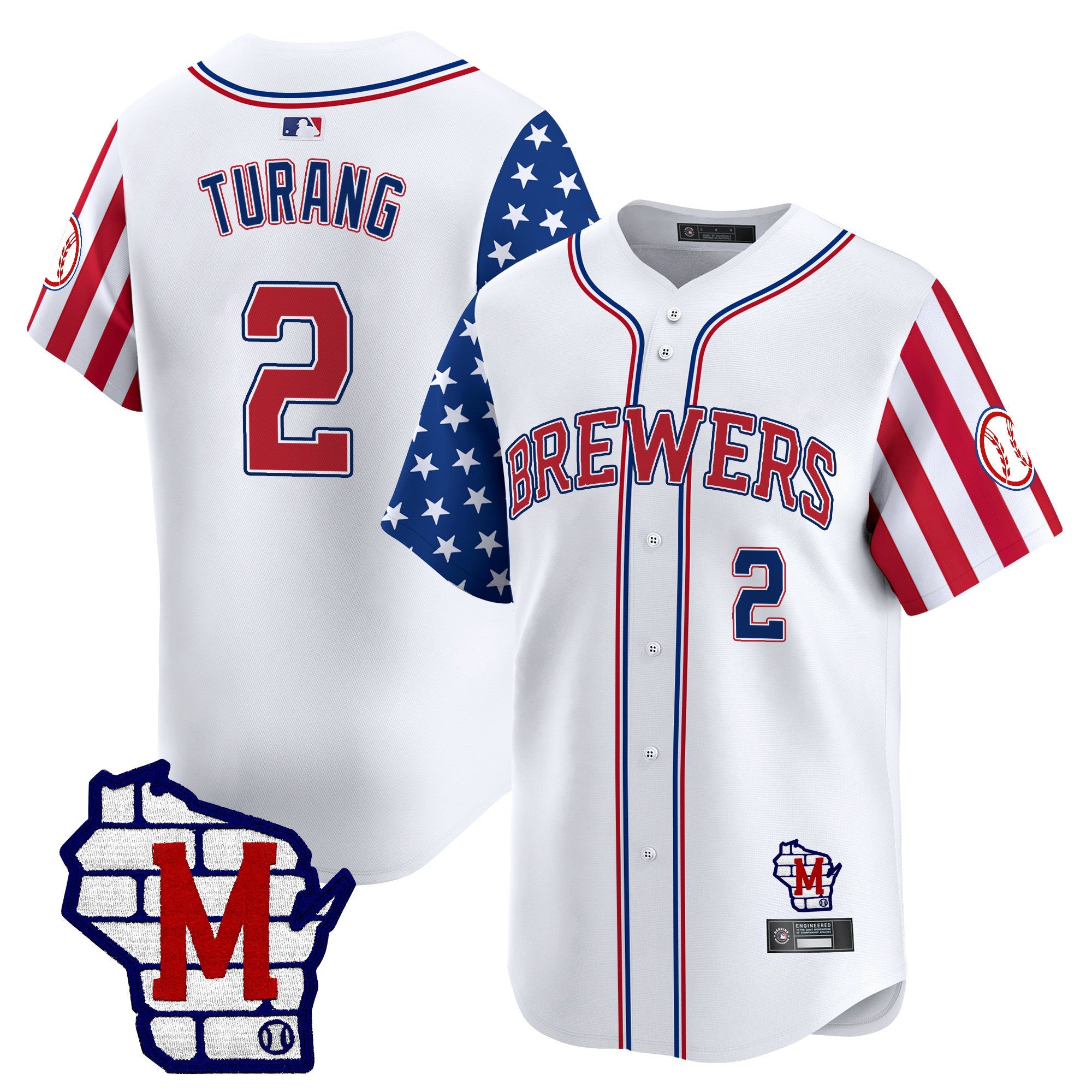 Men’s Milwaukee 2025 Independence Day Vapor Premier Limited Jersey