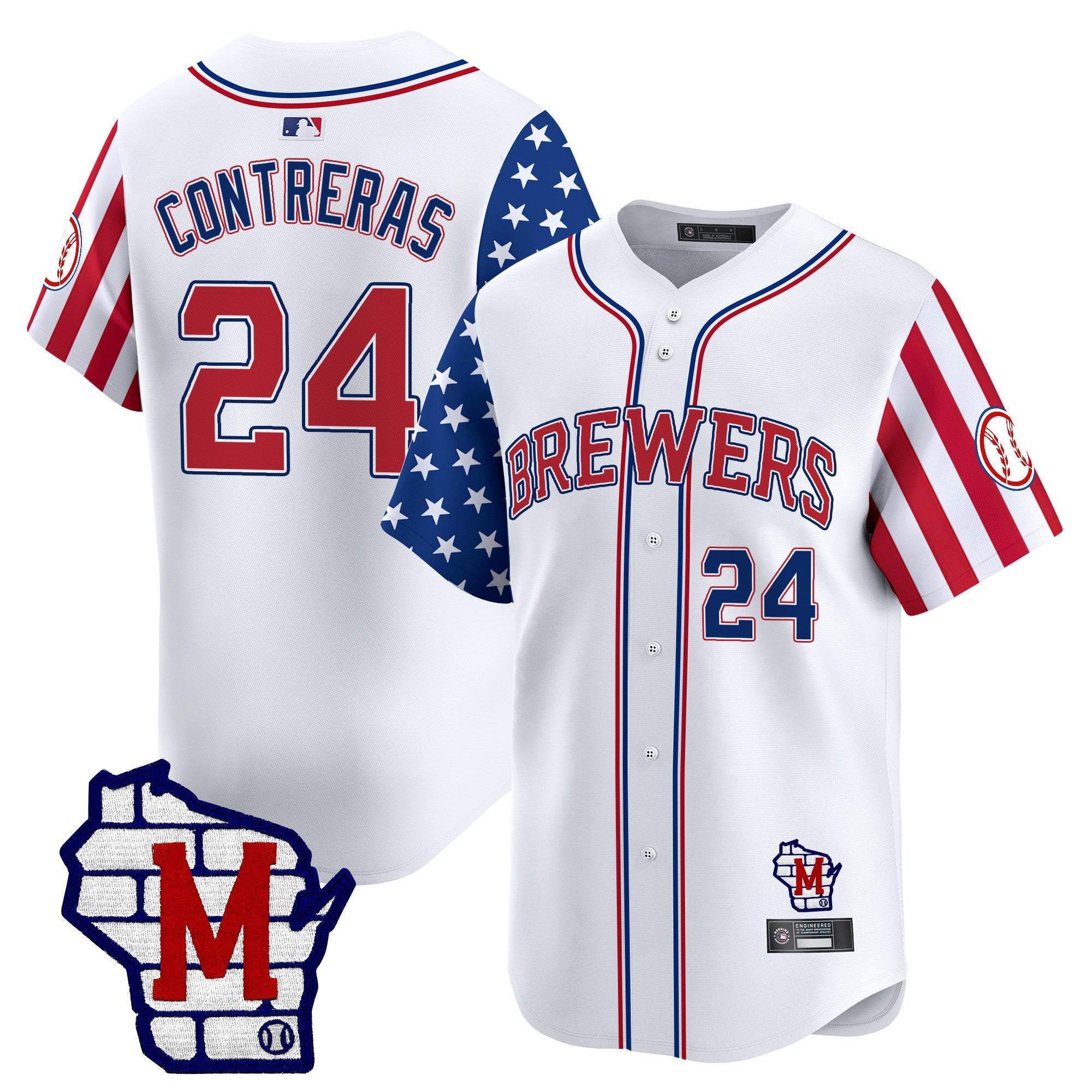 Men’s Milwaukee 2025 Independence Day Vapor Premier Limited Jersey