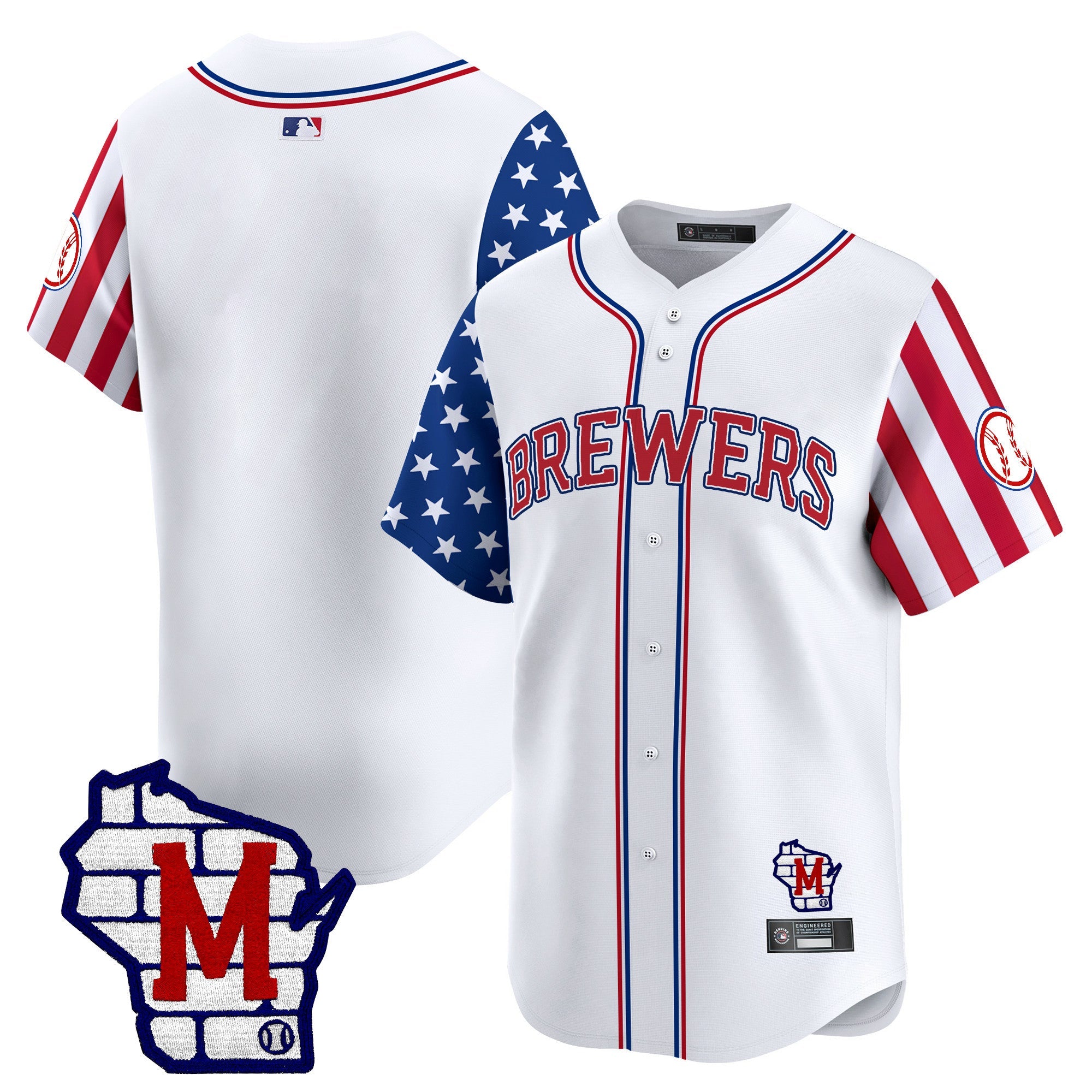 Men’s Milwaukee 2025 Independence Day Vapor Premier Limited Jersey