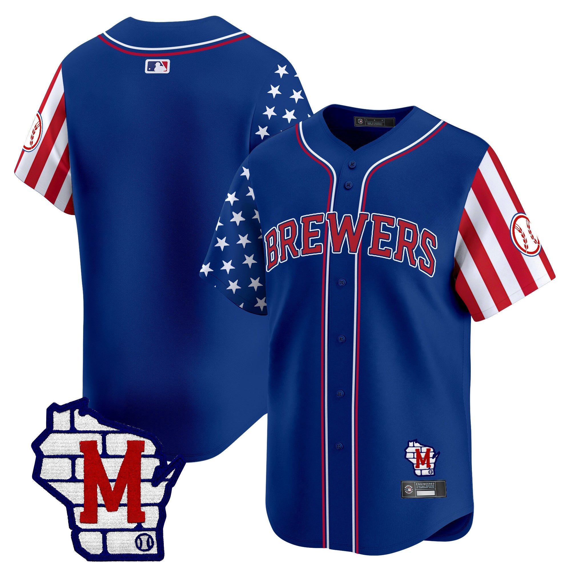 Men’s Milwaukee 2025 Independence Day Vapor Premier Limited Jersey