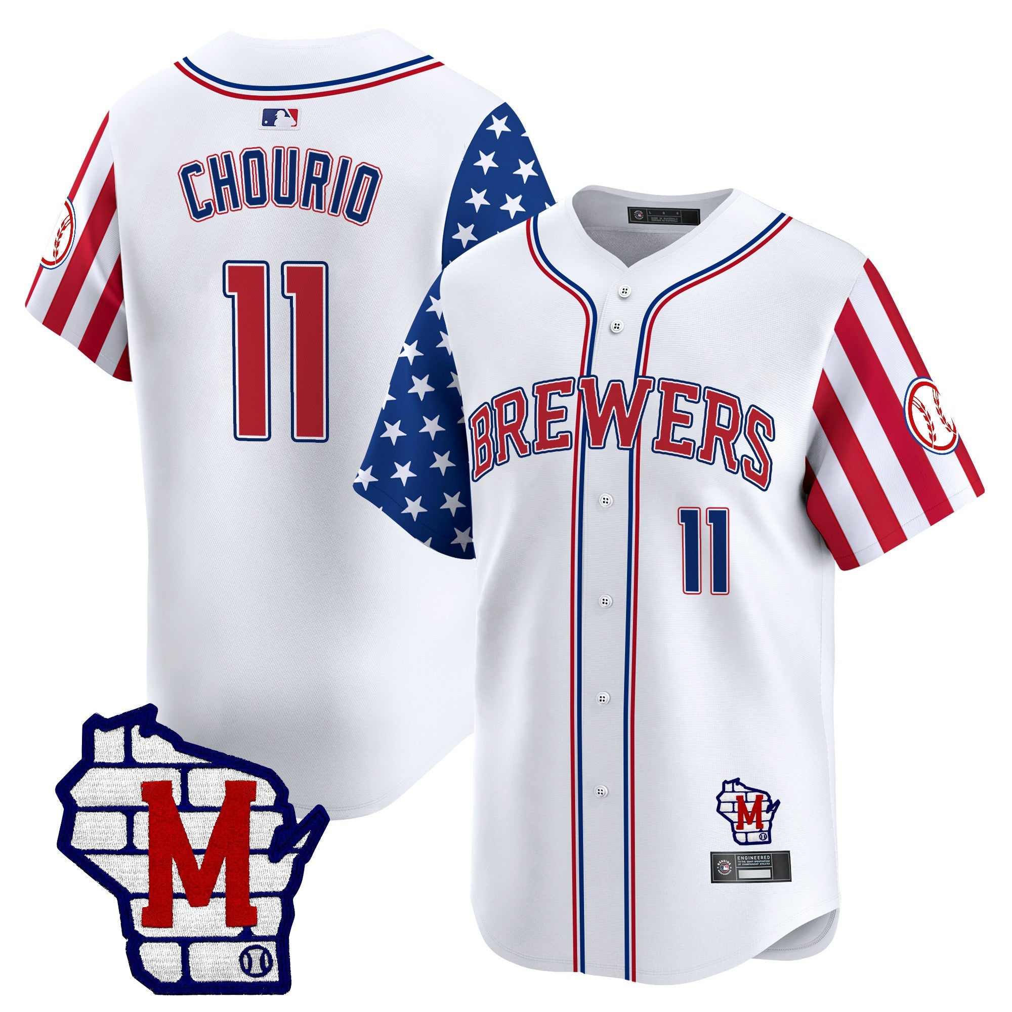 Men’s Milwaukee 2025 Independence Day Vapor Premier Limited Jersey