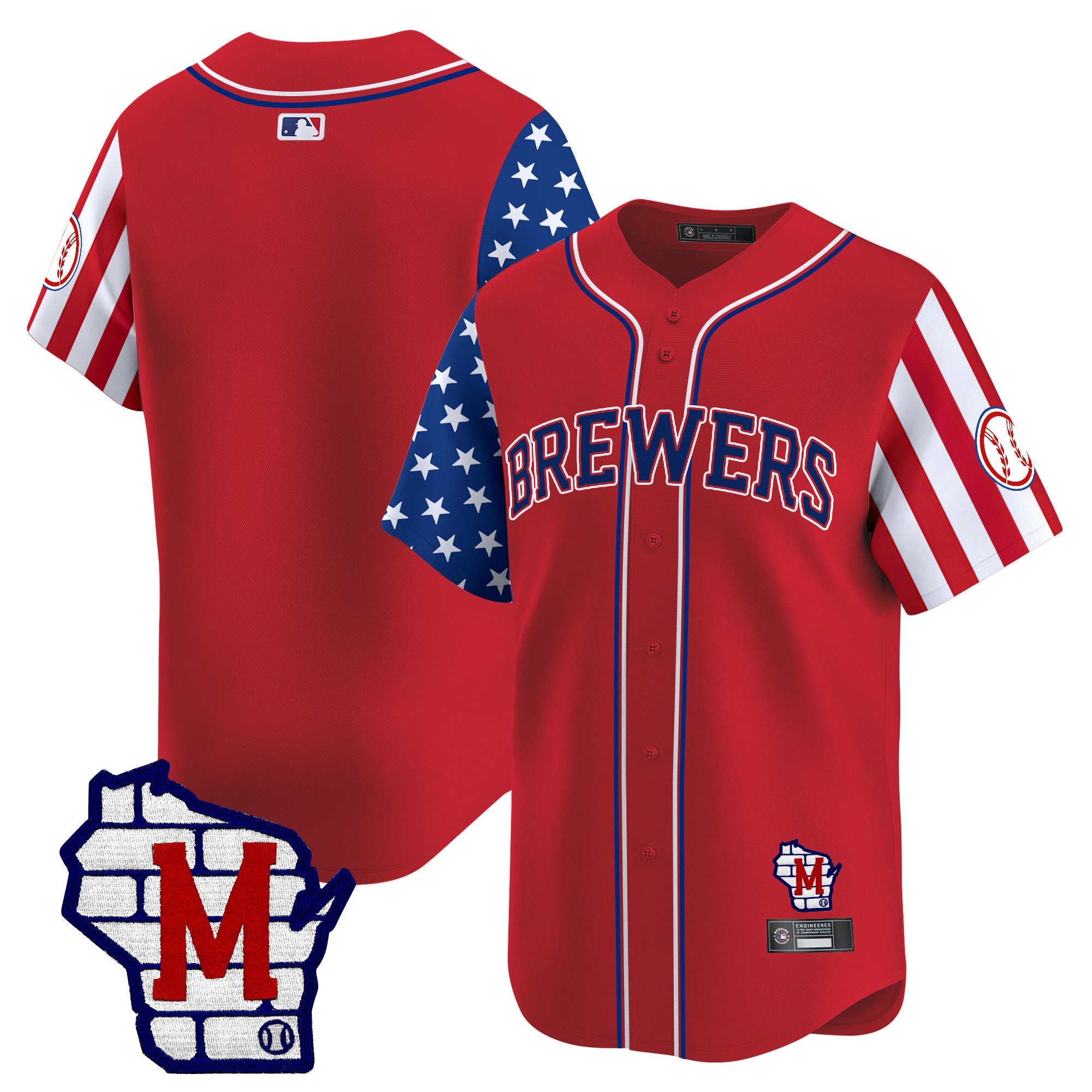 Men’s Milwaukee 2025 Independence Day Vapor Premier Limited Jersey