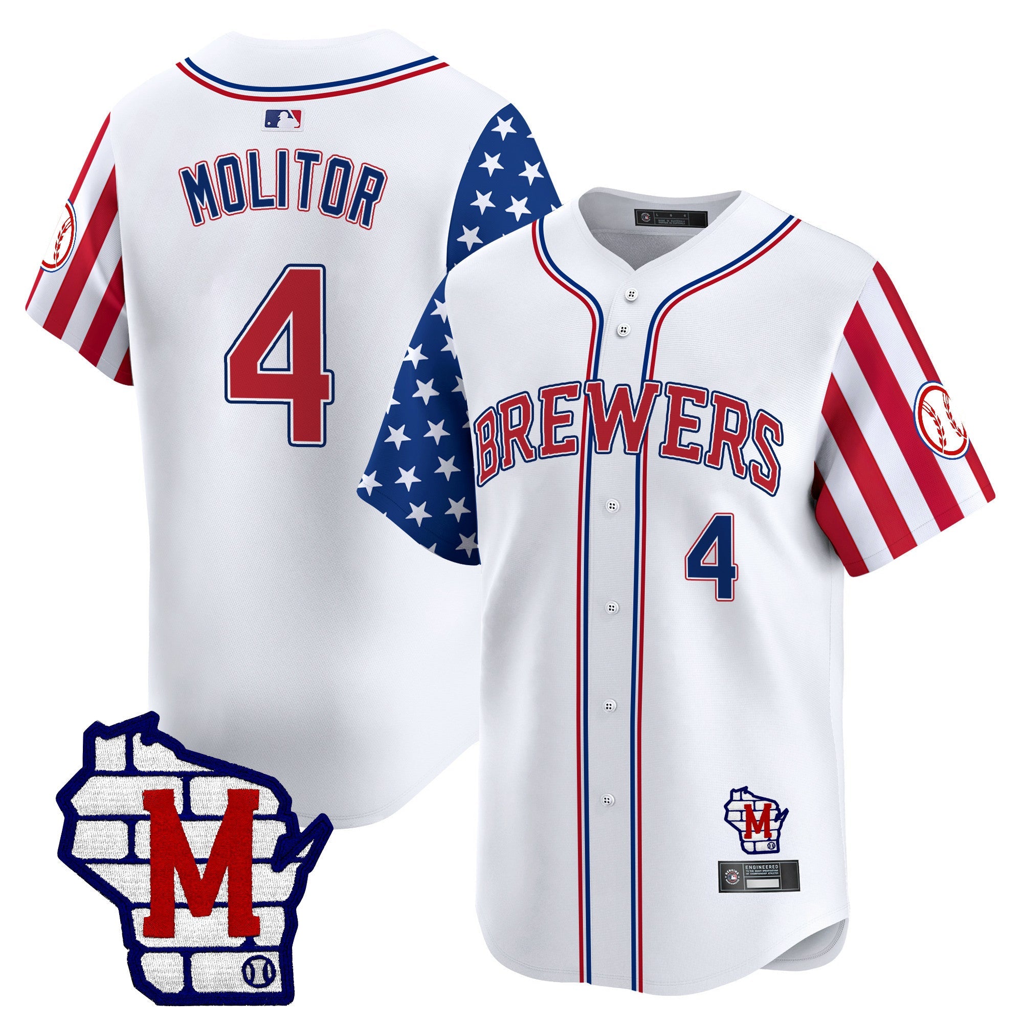 Men’s Milwaukee 2025 Independence Day Vapor Premier Limited Jersey