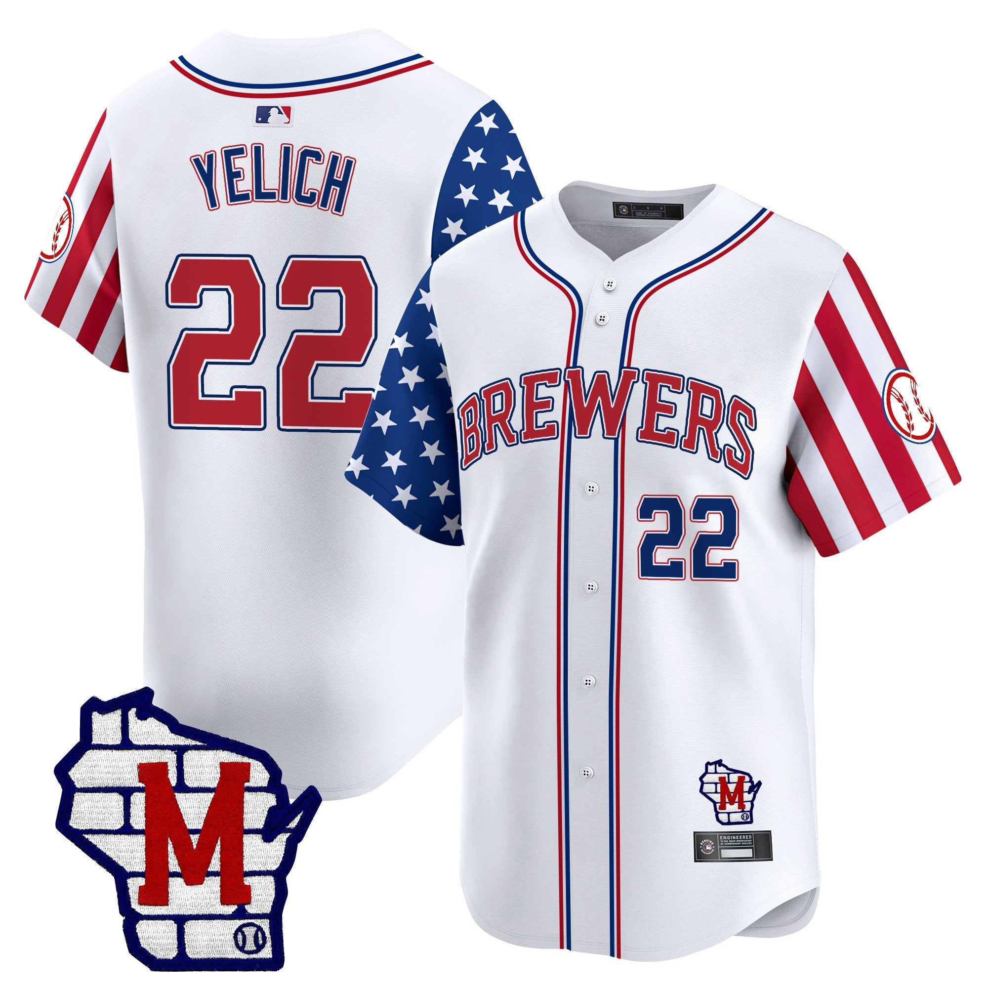 Men’s Milwaukee 2025 Independence Day Vapor Premier Limited Jersey