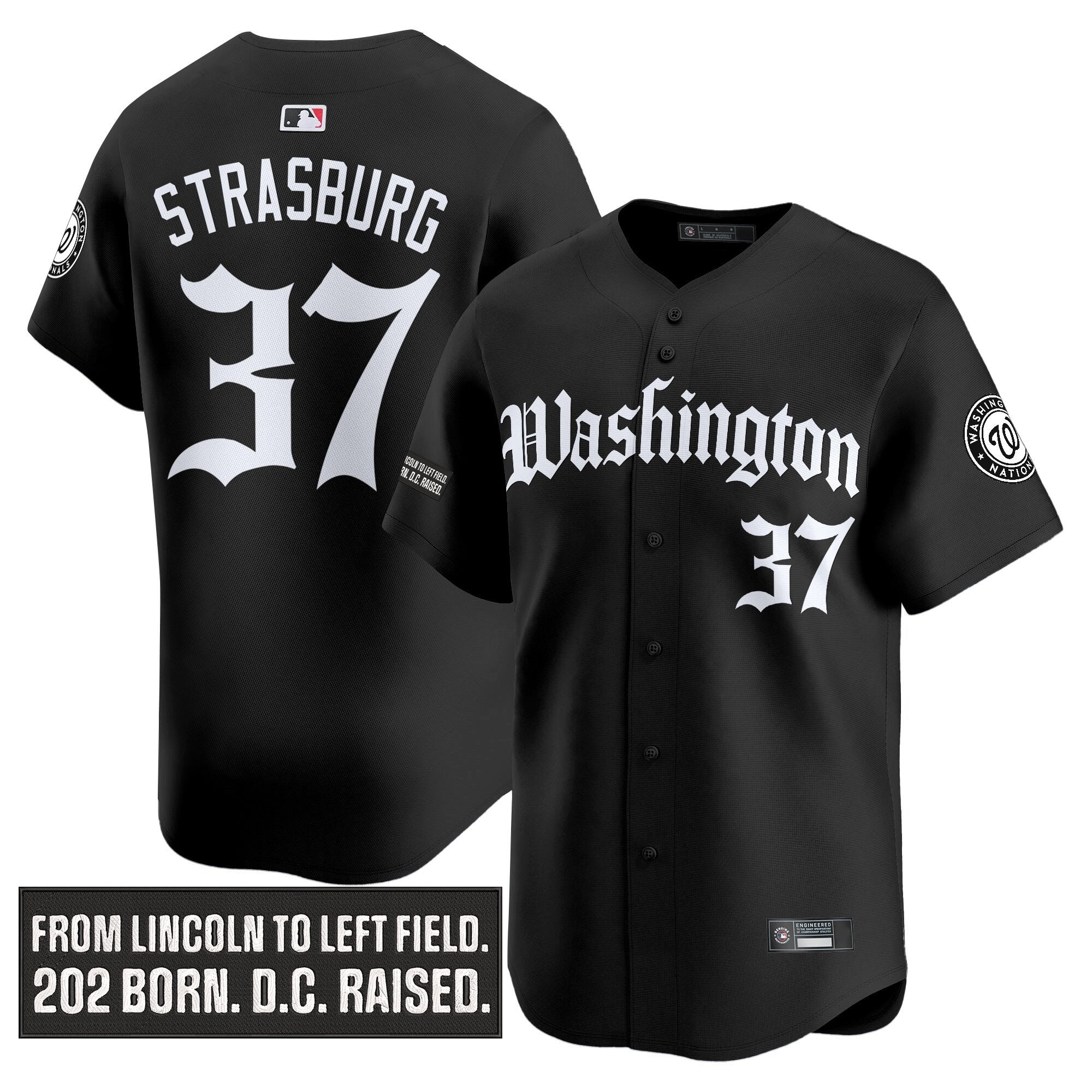 Men’s Washington ‘Gothic Capitol Edition’ Vapor Premier Limited Jersey