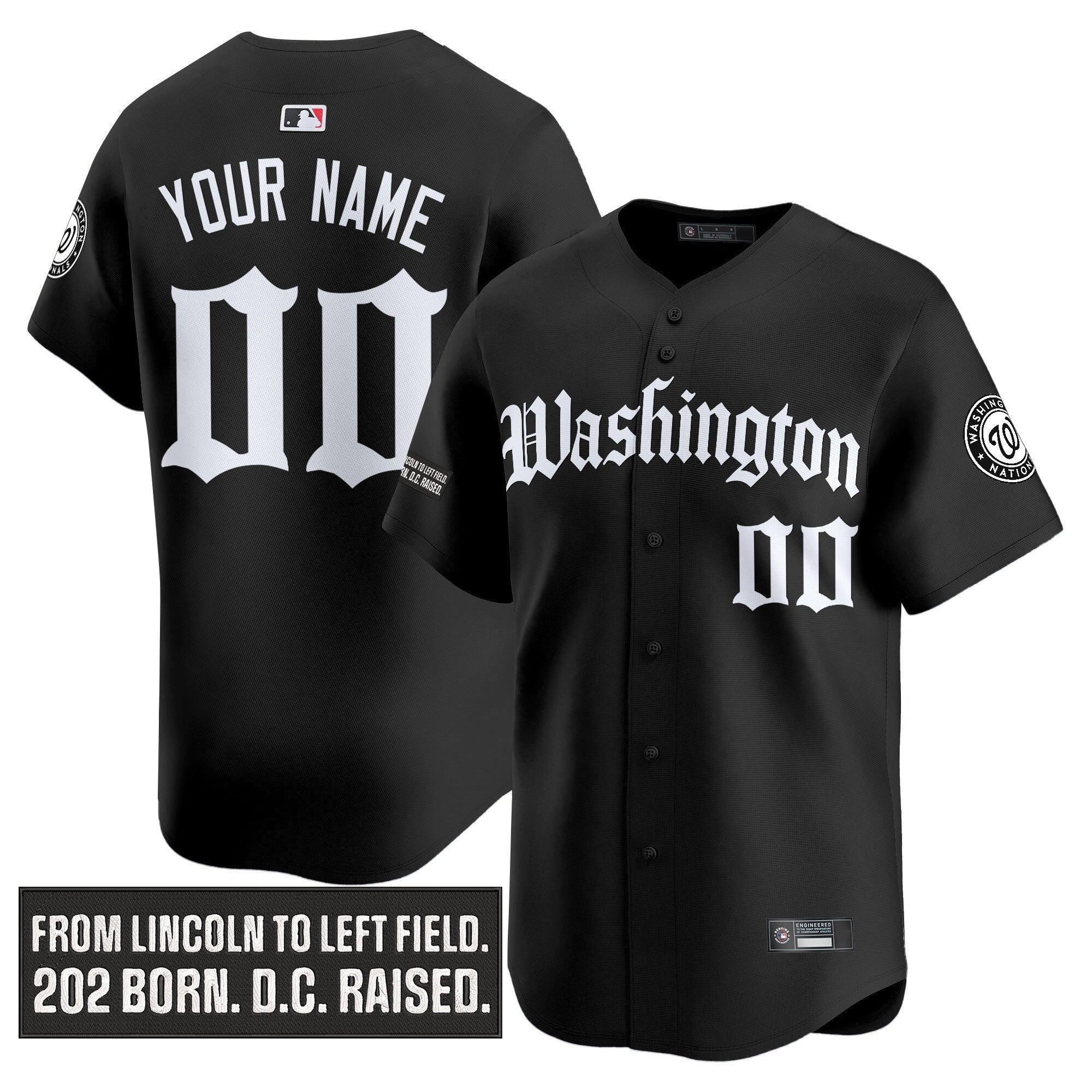 Washington ‘Gothic Capitol Edition’ Vapor Premier Limited Custom Jersey