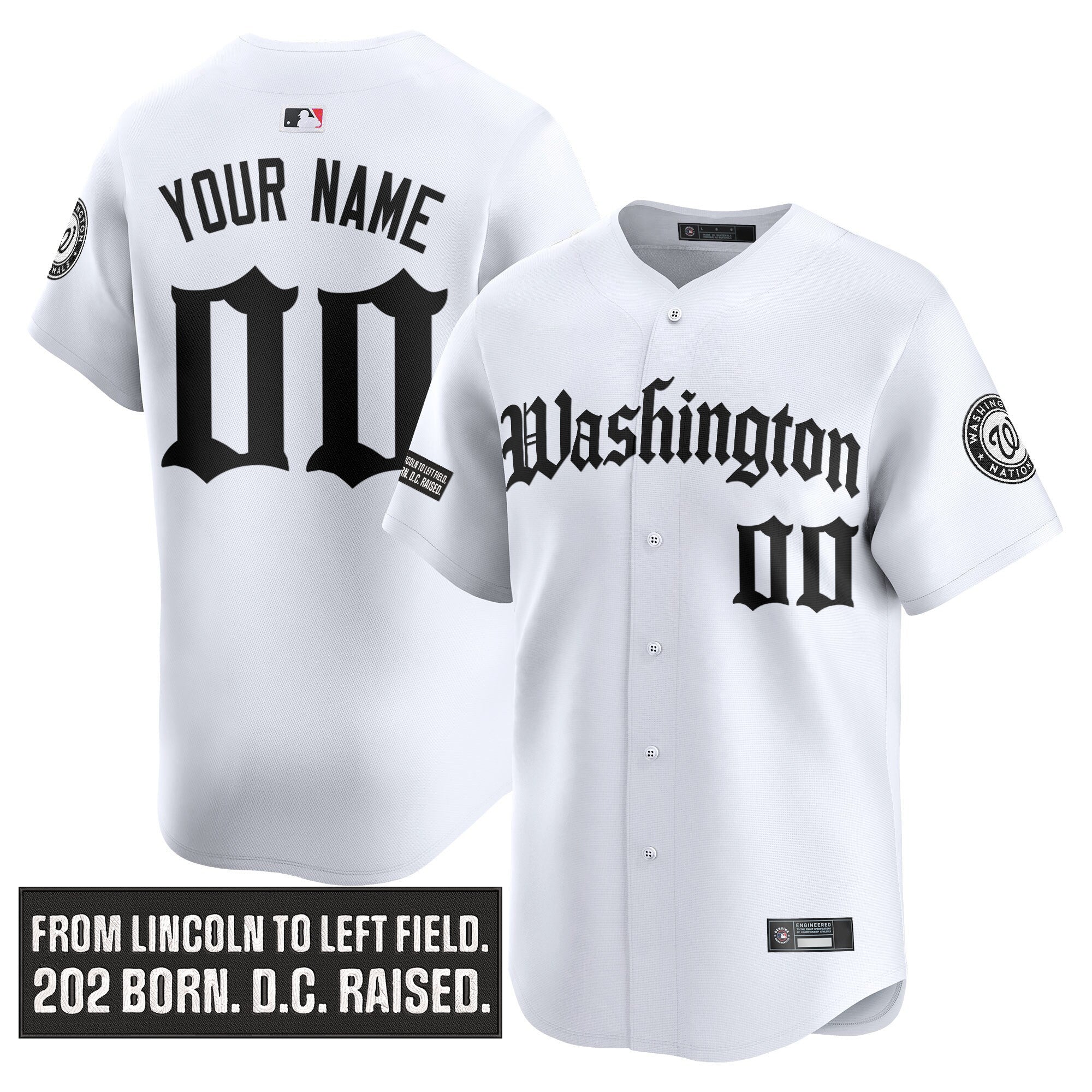 Washington ‘Gothic Capitol Edition’ Vapor Premier Limited Custom Jersey
