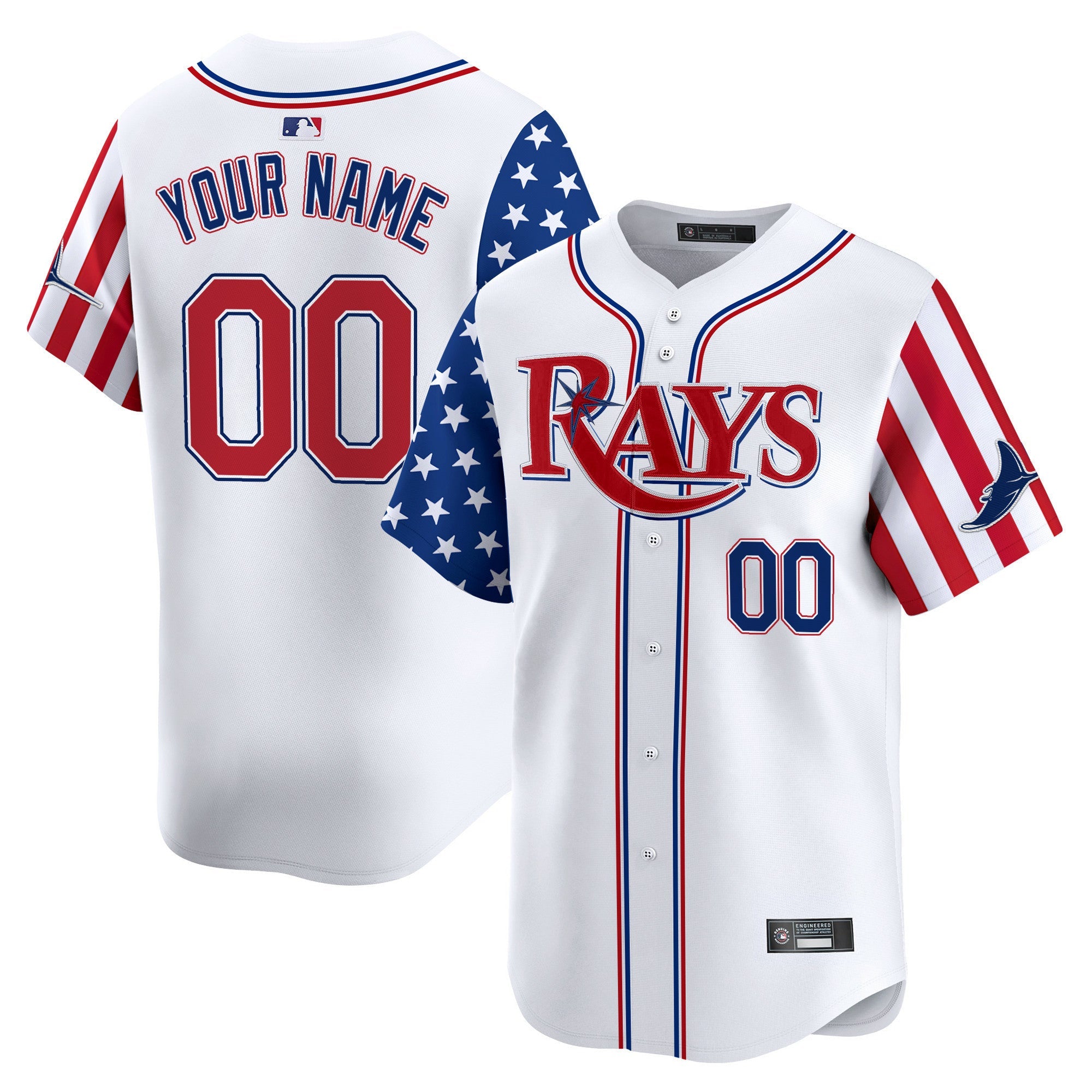 Tampa Bay 2025 Independence Day Vapor Premier Limited Custom Jersey