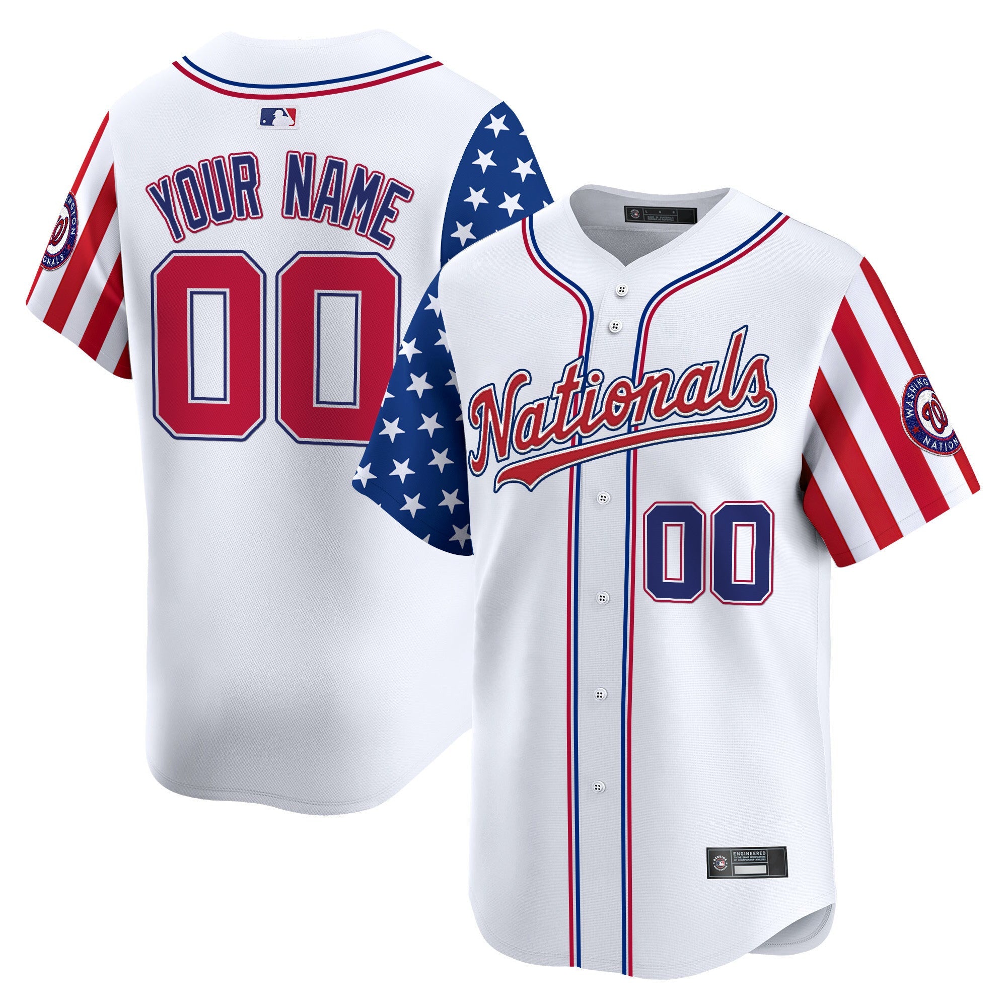 Washington 2025 Independence Day Vapor Premier Limited Custom Jersey