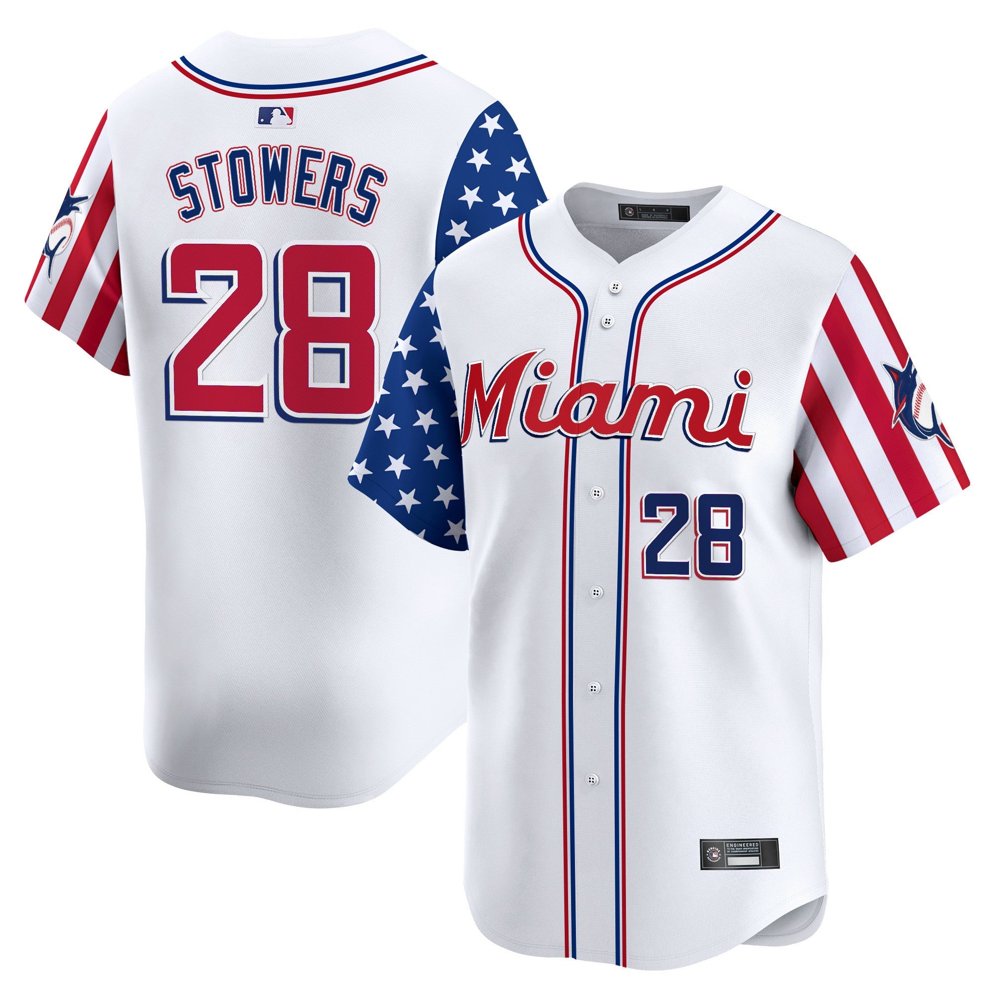 Men’s Miami 2025 Independence Day Vapor Premier Limited Jersey