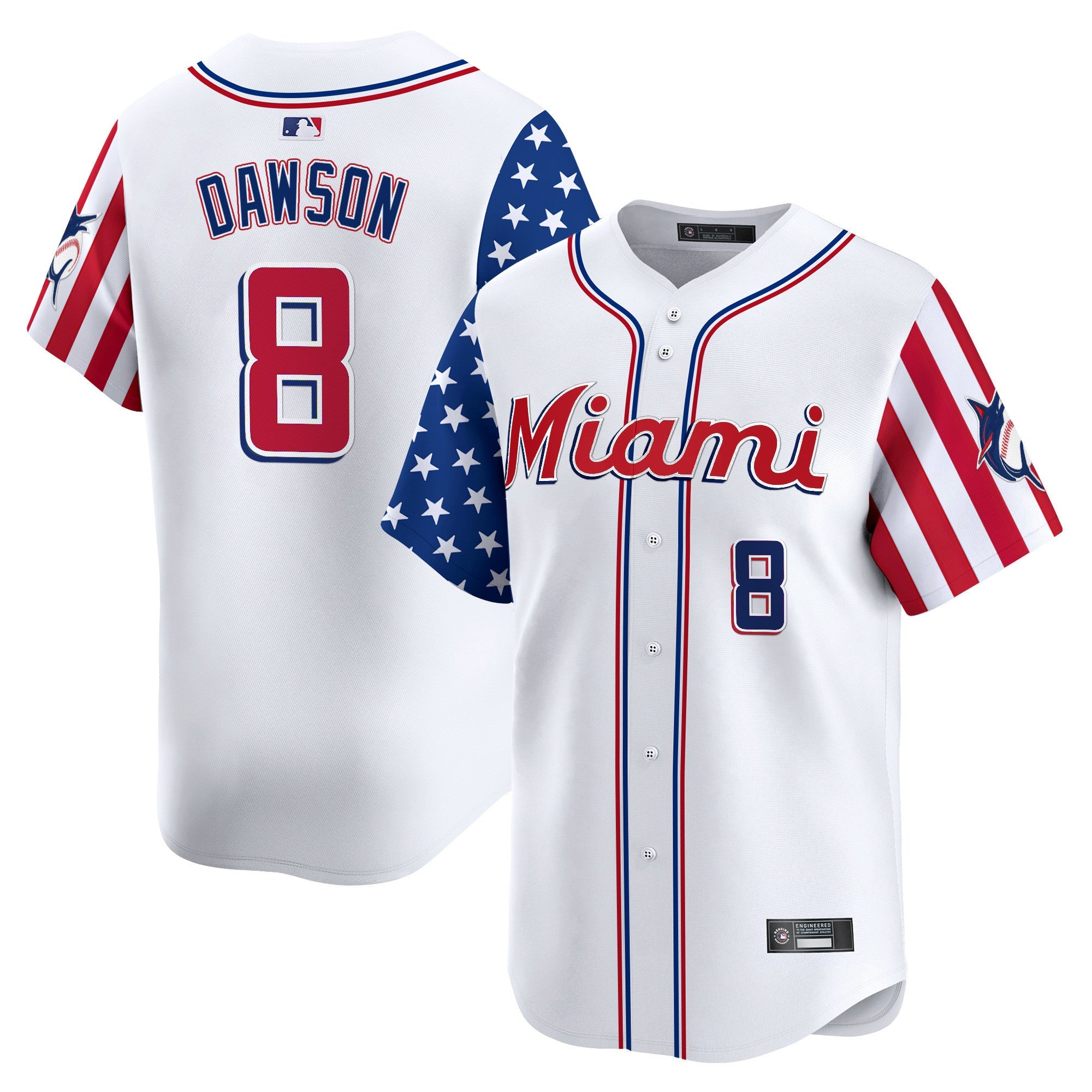 Men’s Miami 2025 Independence Day Vapor Premier Limited Jersey