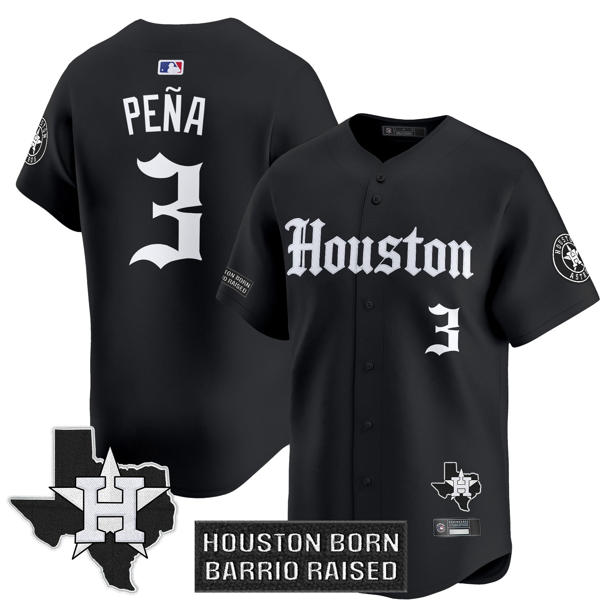 Men’s Houston ‘Gothic Edition’ Vapor Premier Limited Jersey V2