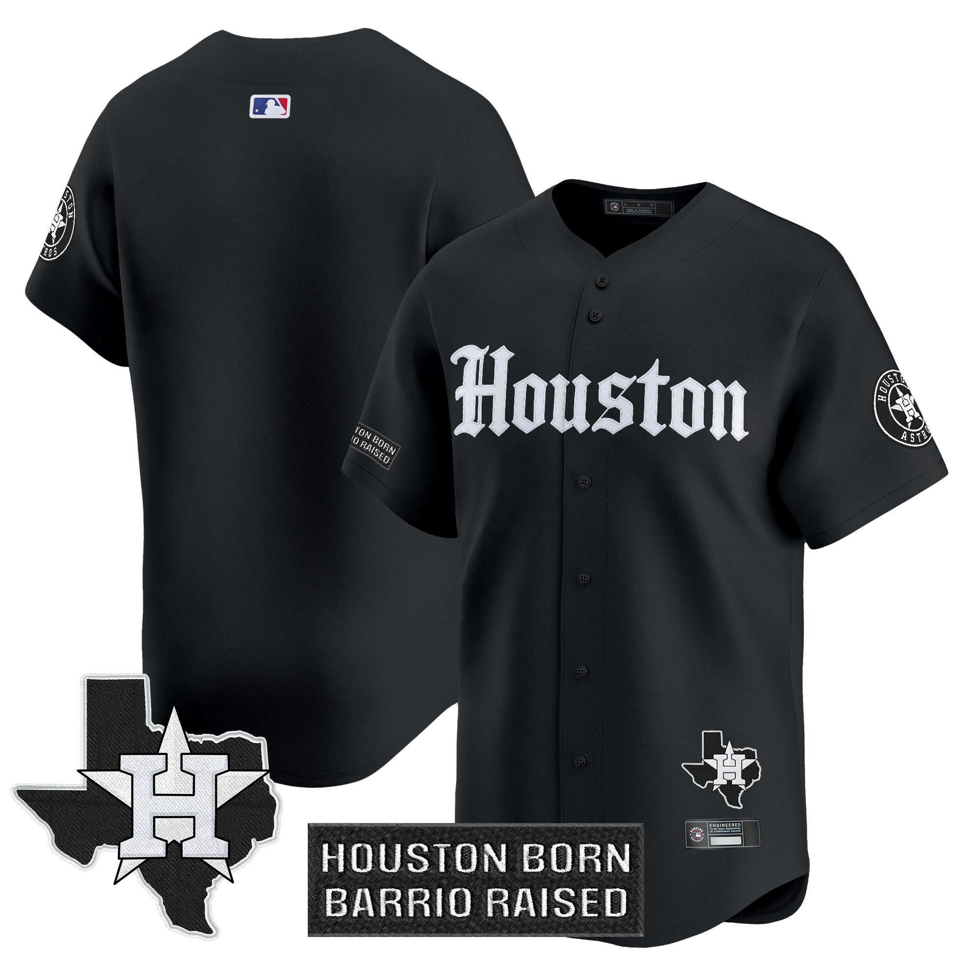 Men’s Houston ‘Gothic Edition’ Vapor Premier Limited Jersey V2