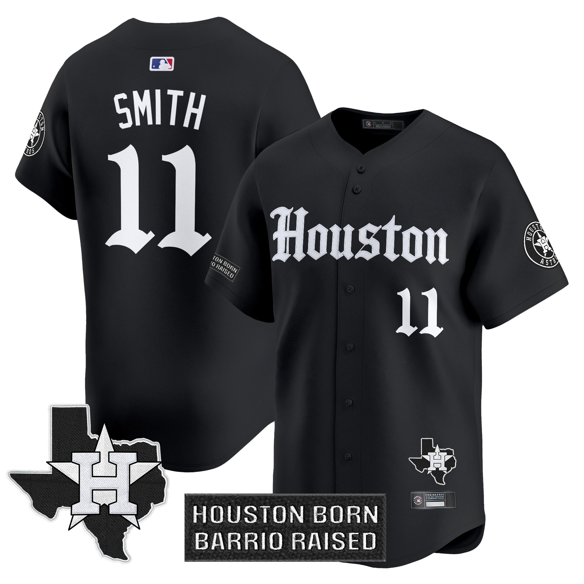Men’s Houston ‘Gothic Edition’ Vapor Premier Limited Jersey V2