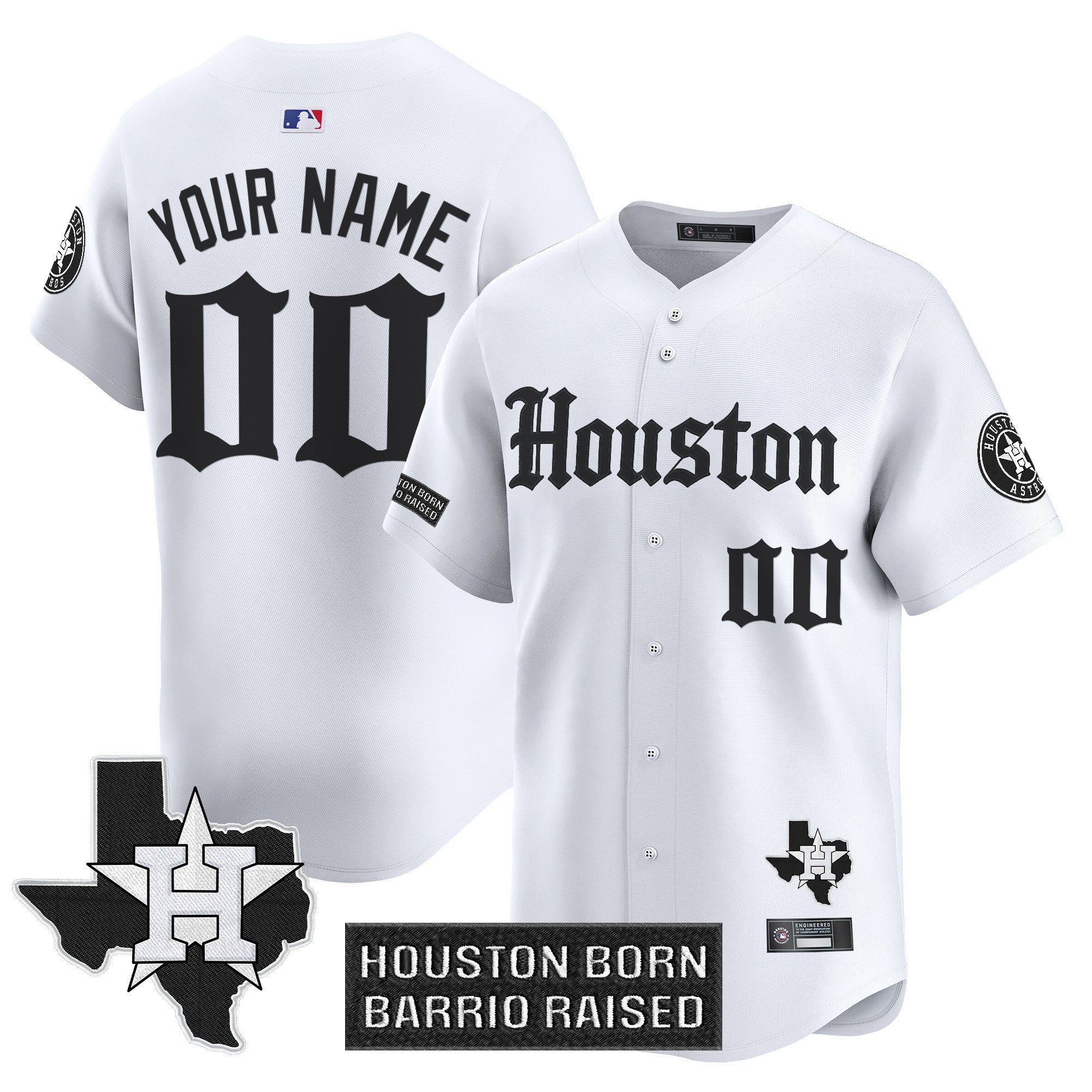 Houston ‘Gothic Edition’ Vapor Premier Limited Custom Jersey V2