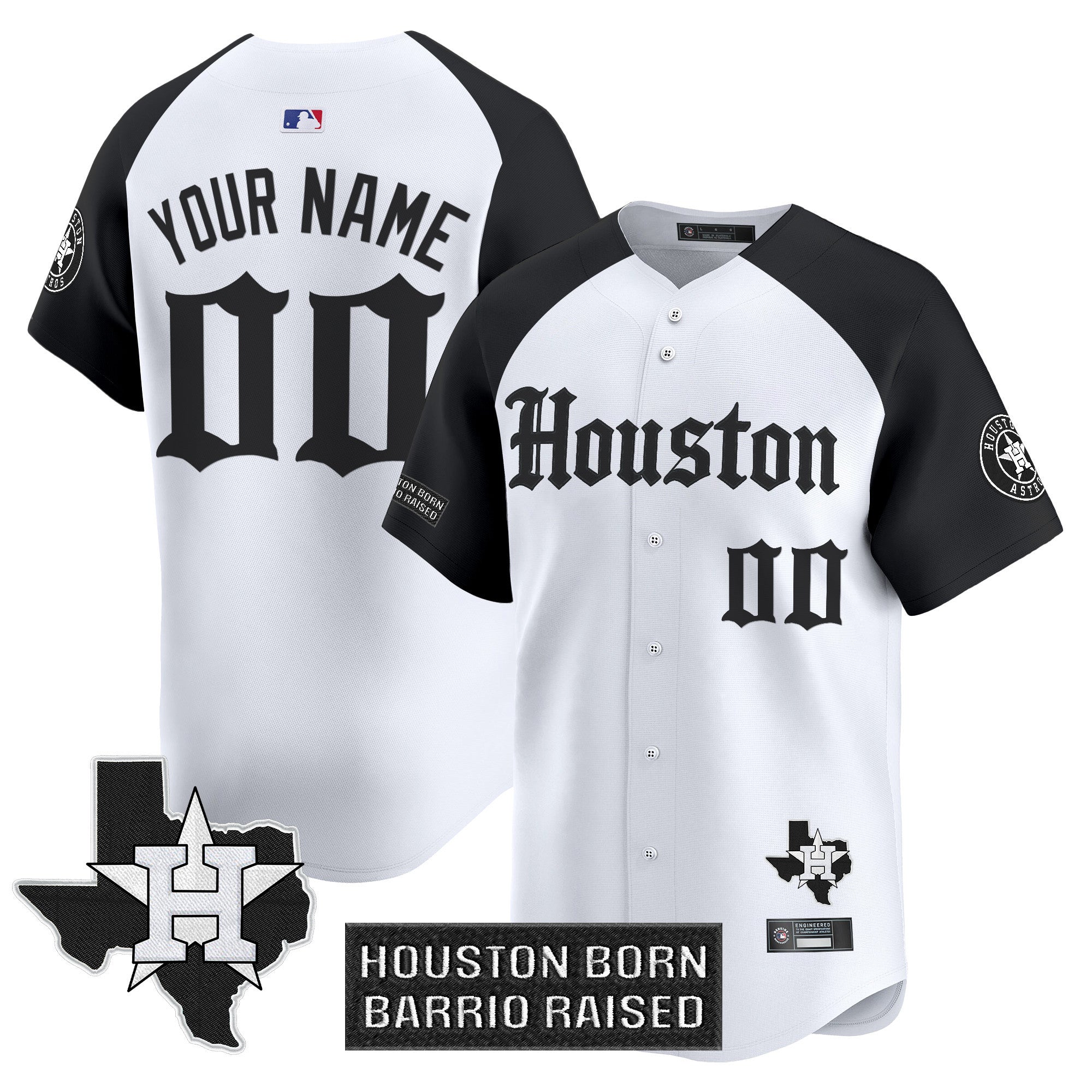 Houston ‘Gothic Edition’ Vapor Premier Limited Custom Jersey V2