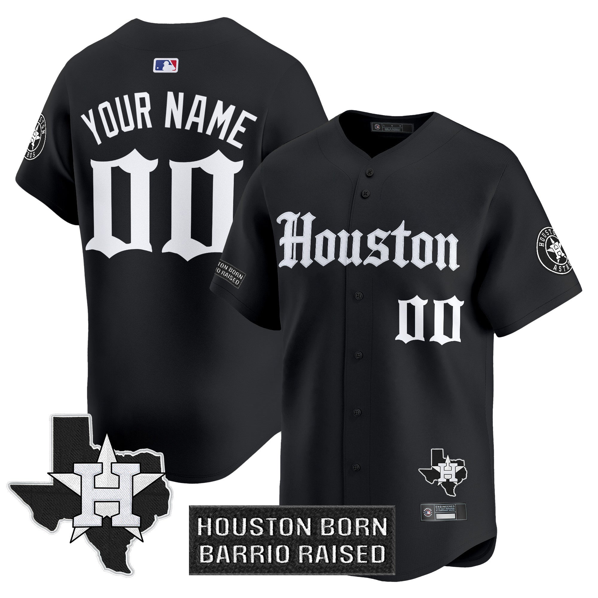 Houston ‘Gothic Edition’ Vapor Premier Limited Custom Jersey V2