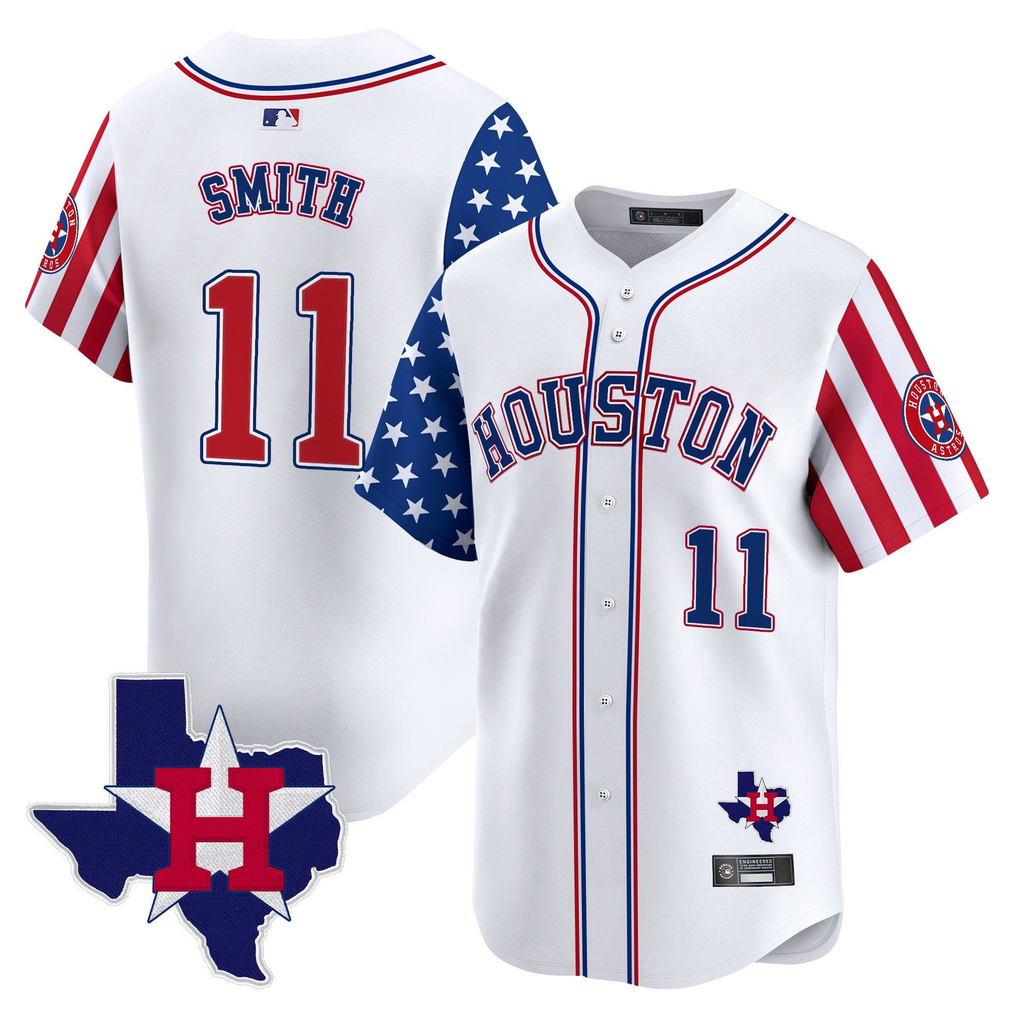 Men’s Houston 2025 Independence Day Vapor Premier Limited Jersey V2